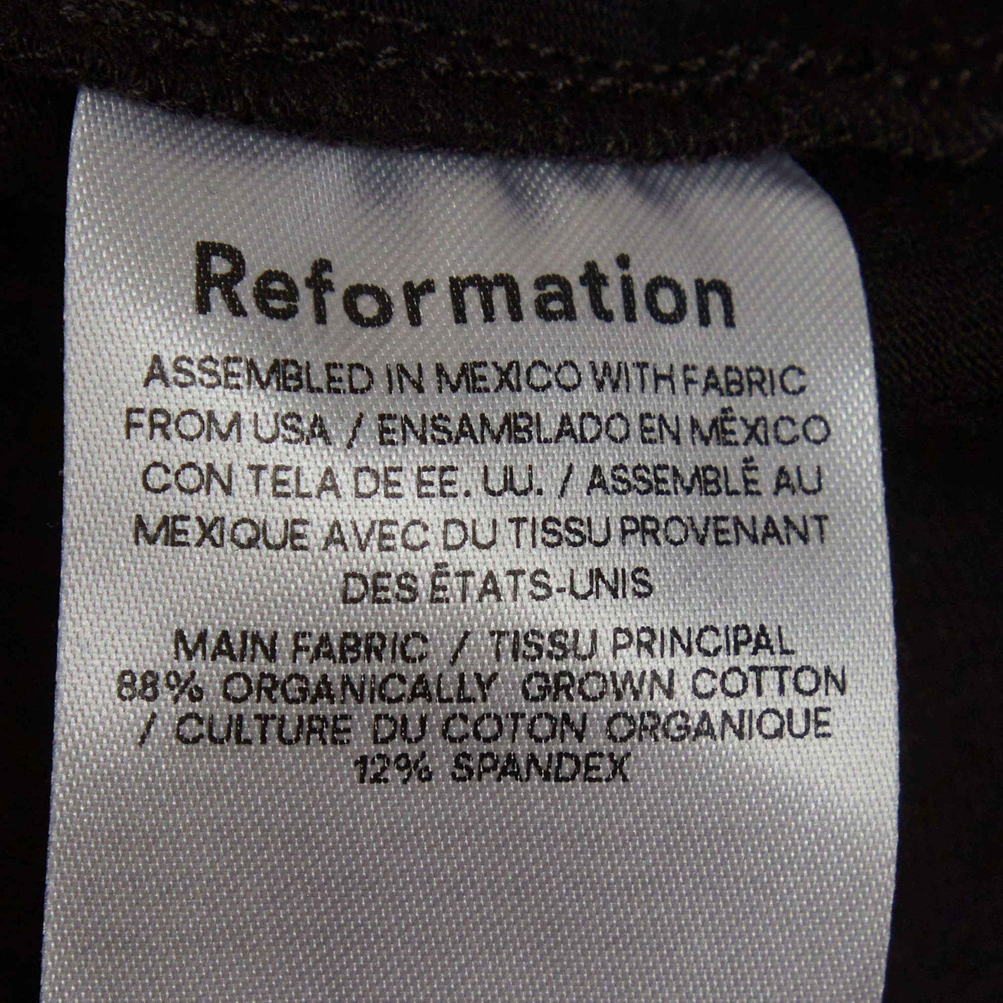 Reformation Black Jersey Midi Dress - Image 6
