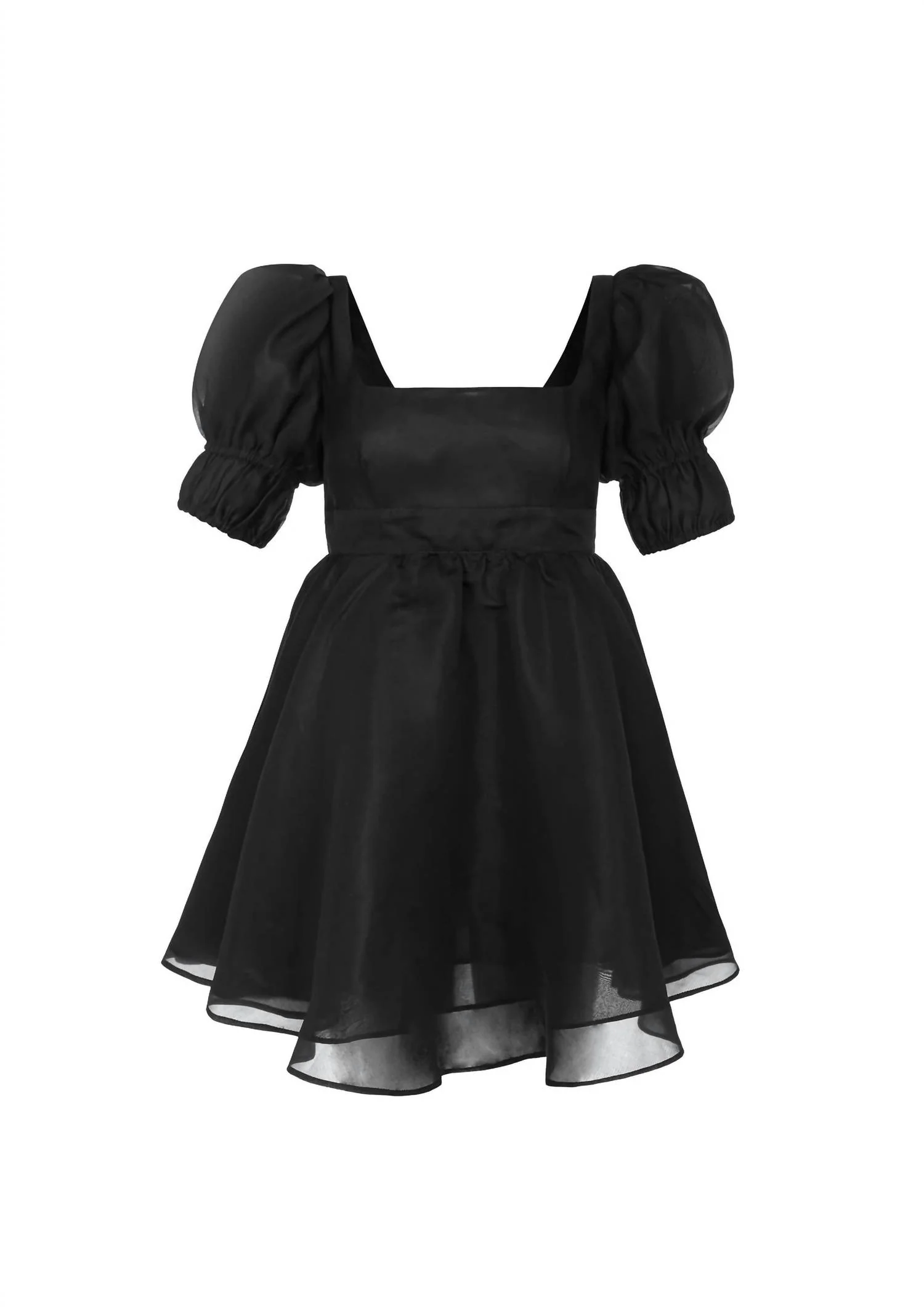 Regency Mini Dress In Black Shimmer