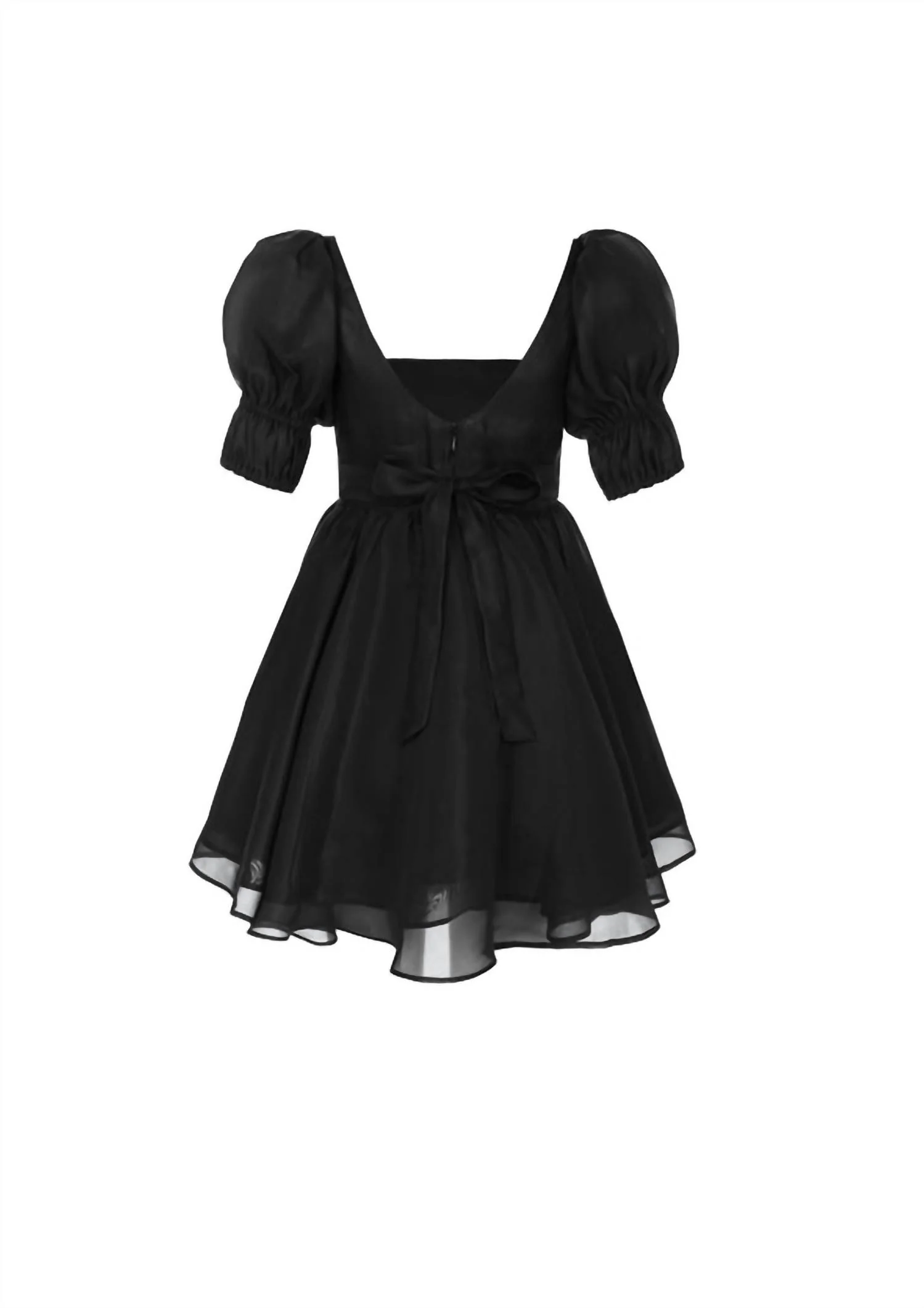 Regency Mini Dress In Black Shimmer - Image 2