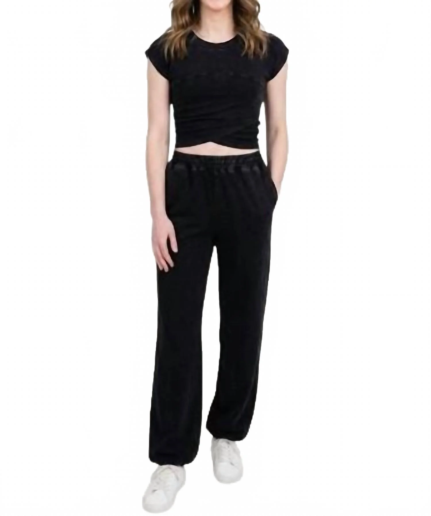 Relaxed Two Piece Set In Black