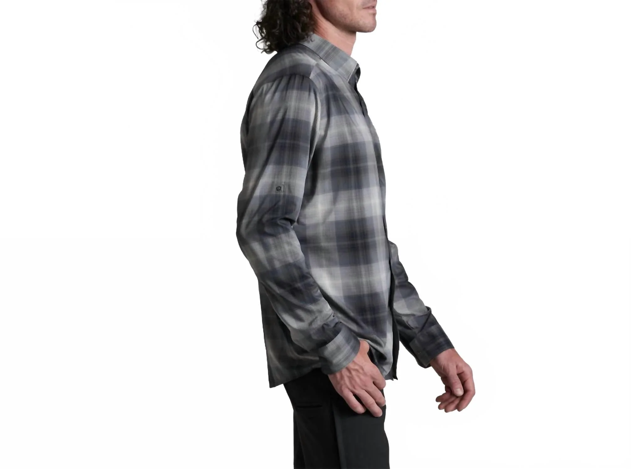 Response Lite Long Sleeve Shirt In Fog Harbor - Image 3