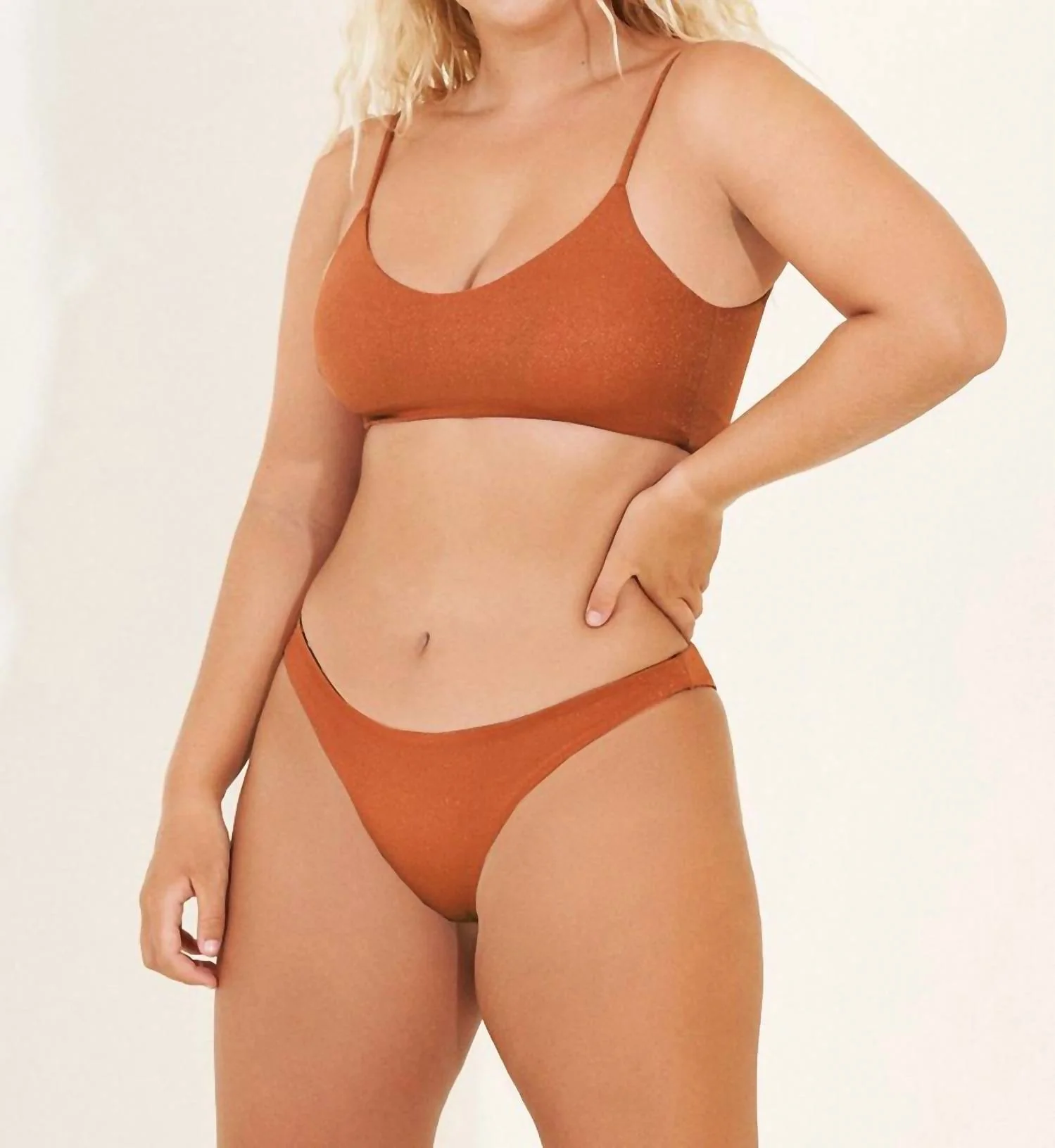 Reversible Flirt Thin Side Bottoms In Sunset Orange - Image 5