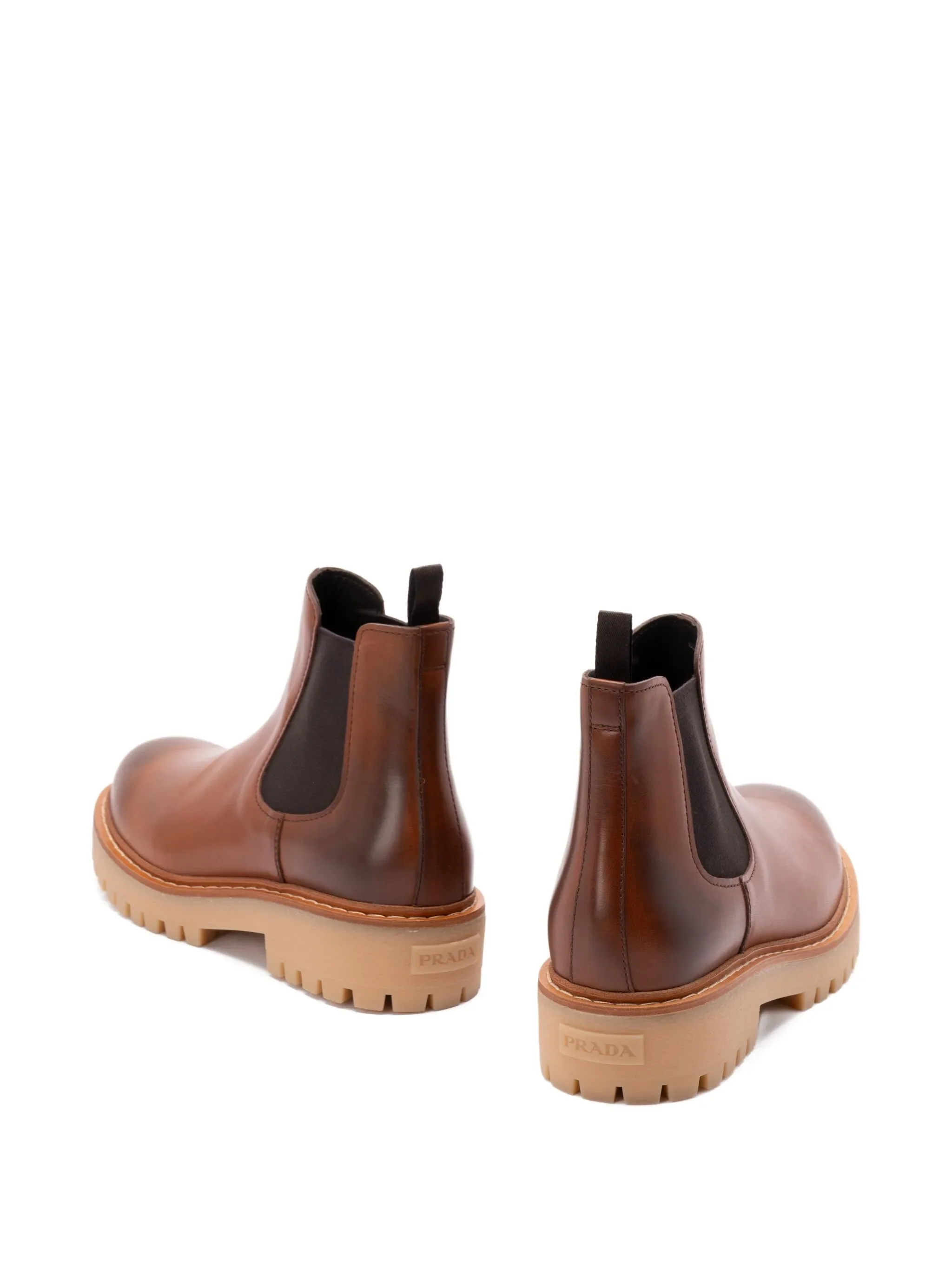 Rich Brown Tronchetti Polished Leather Boots - Image 4