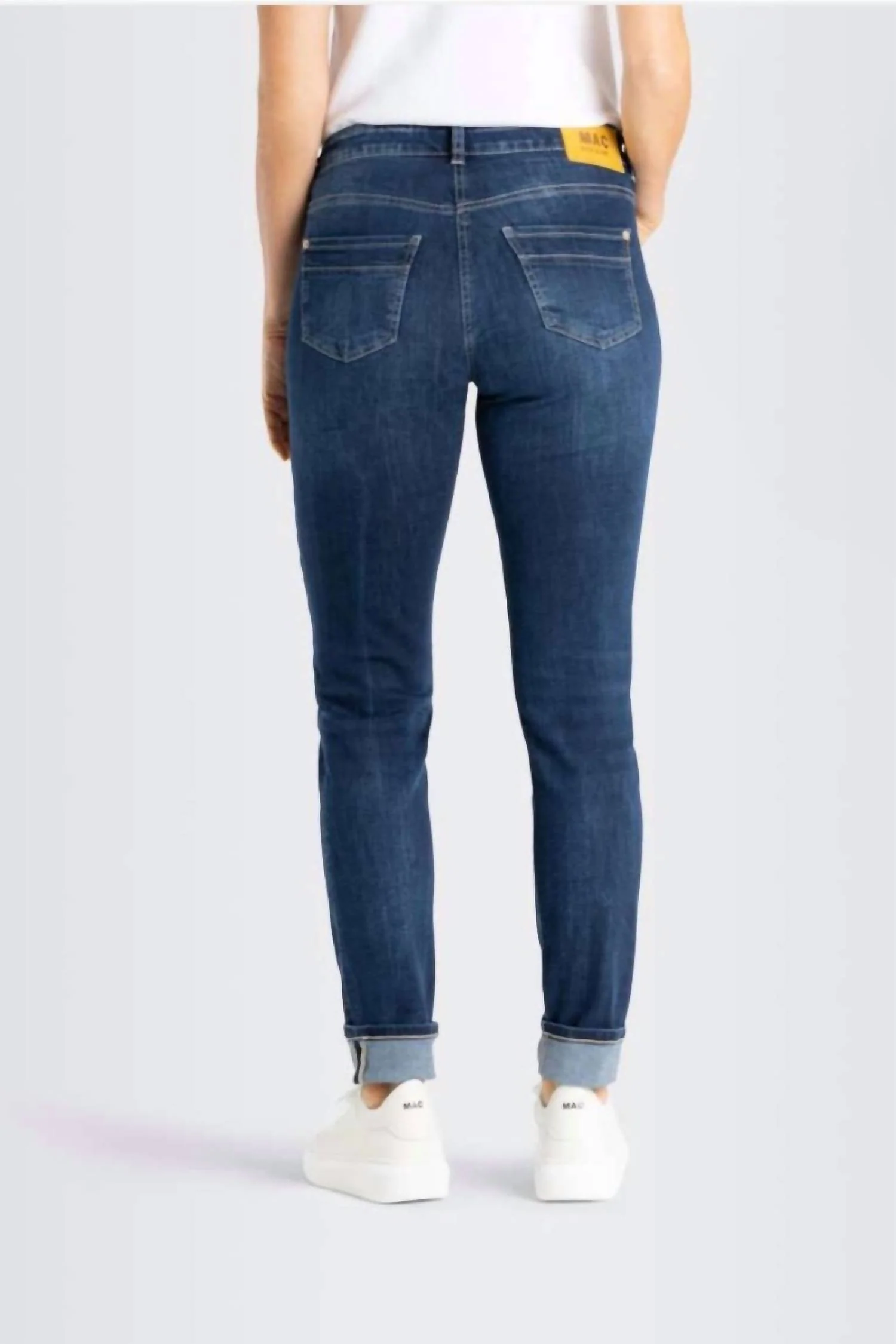 Rich Slim Jeans In Dark Blue Net Wash - Image 3