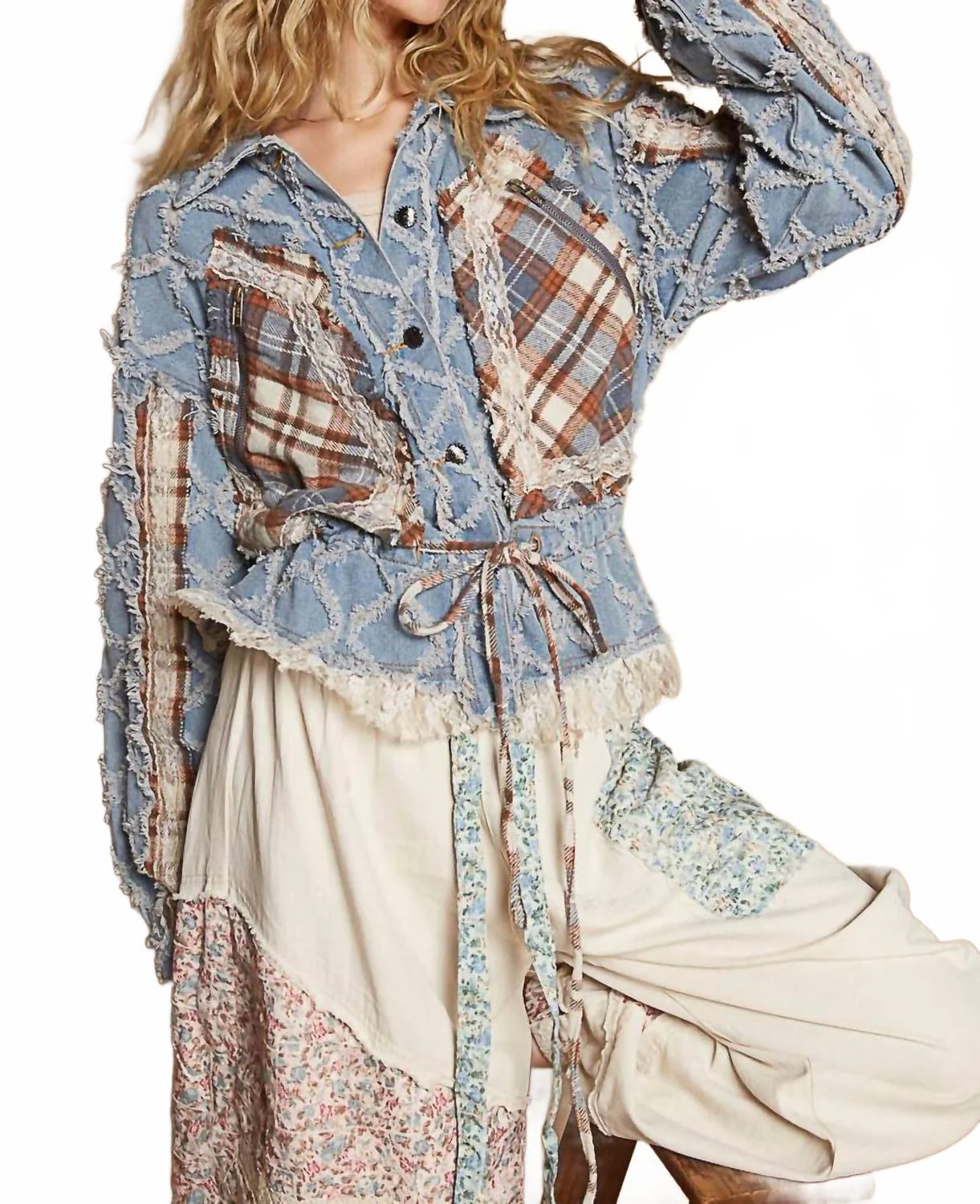 Road Trip Jacket In Pale Blue - Image 3