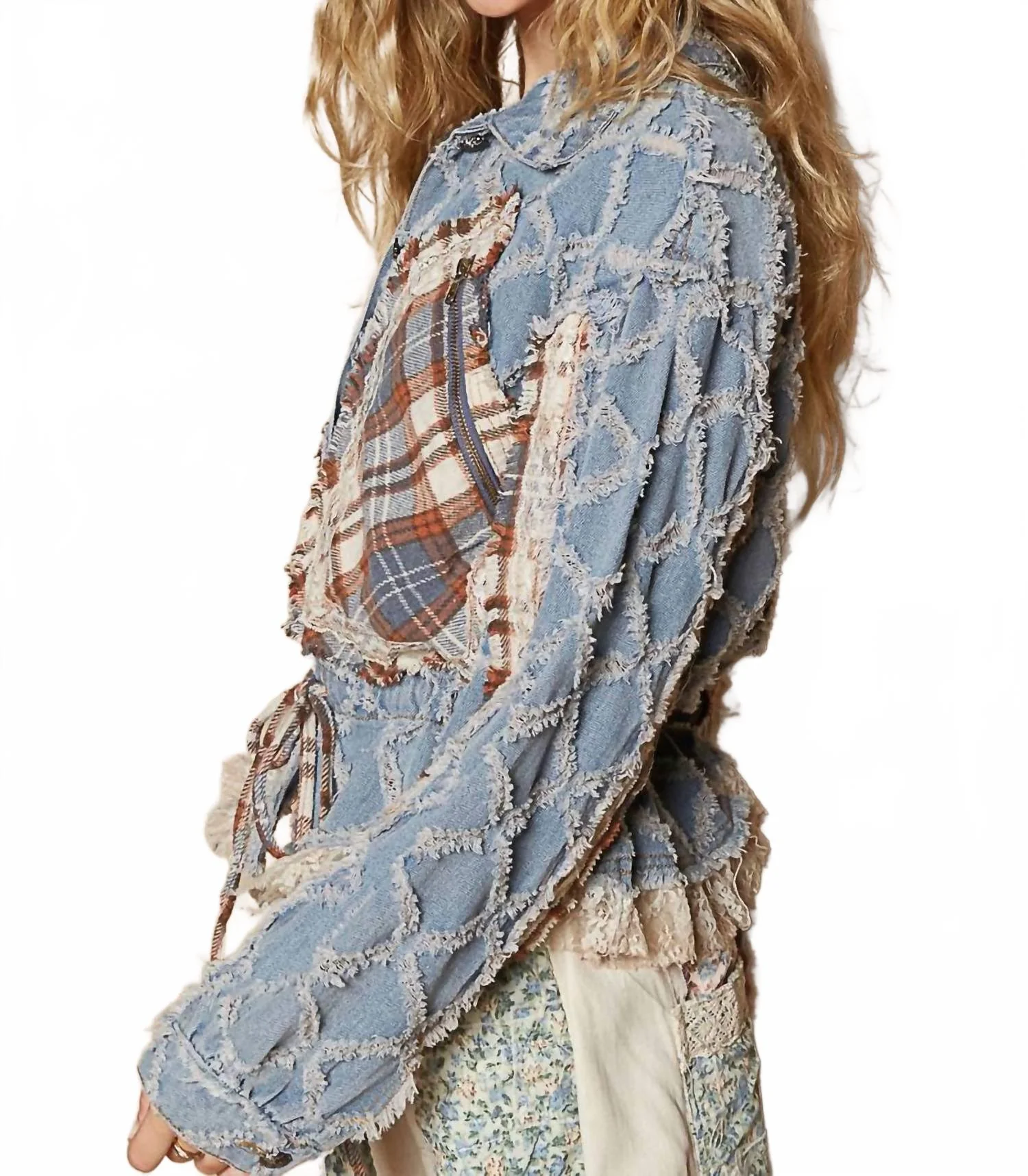 Road Trip Jacket In Pale Blue - Image 4