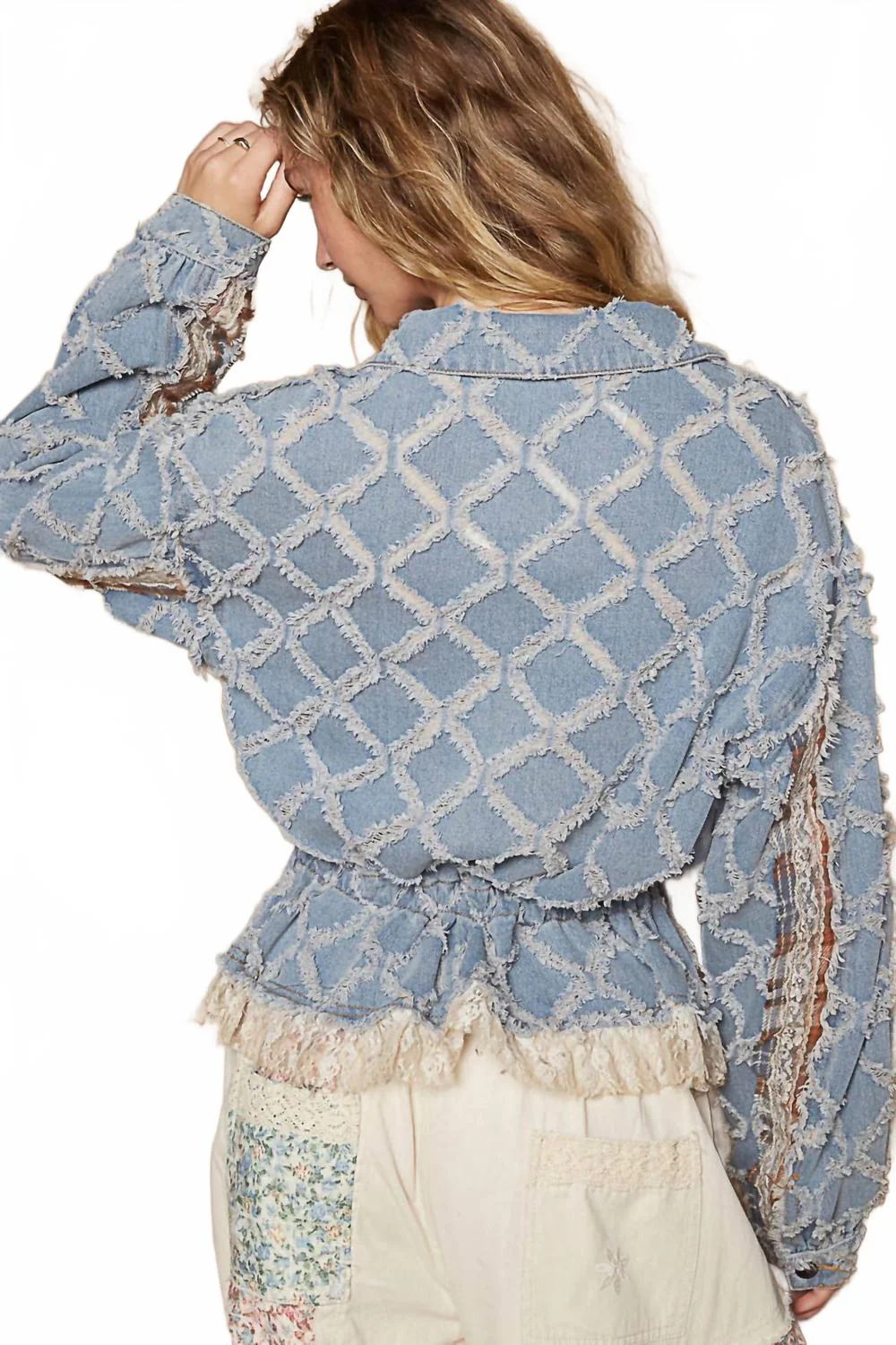 Road Trip Jacket In Pale Blue - Image 5