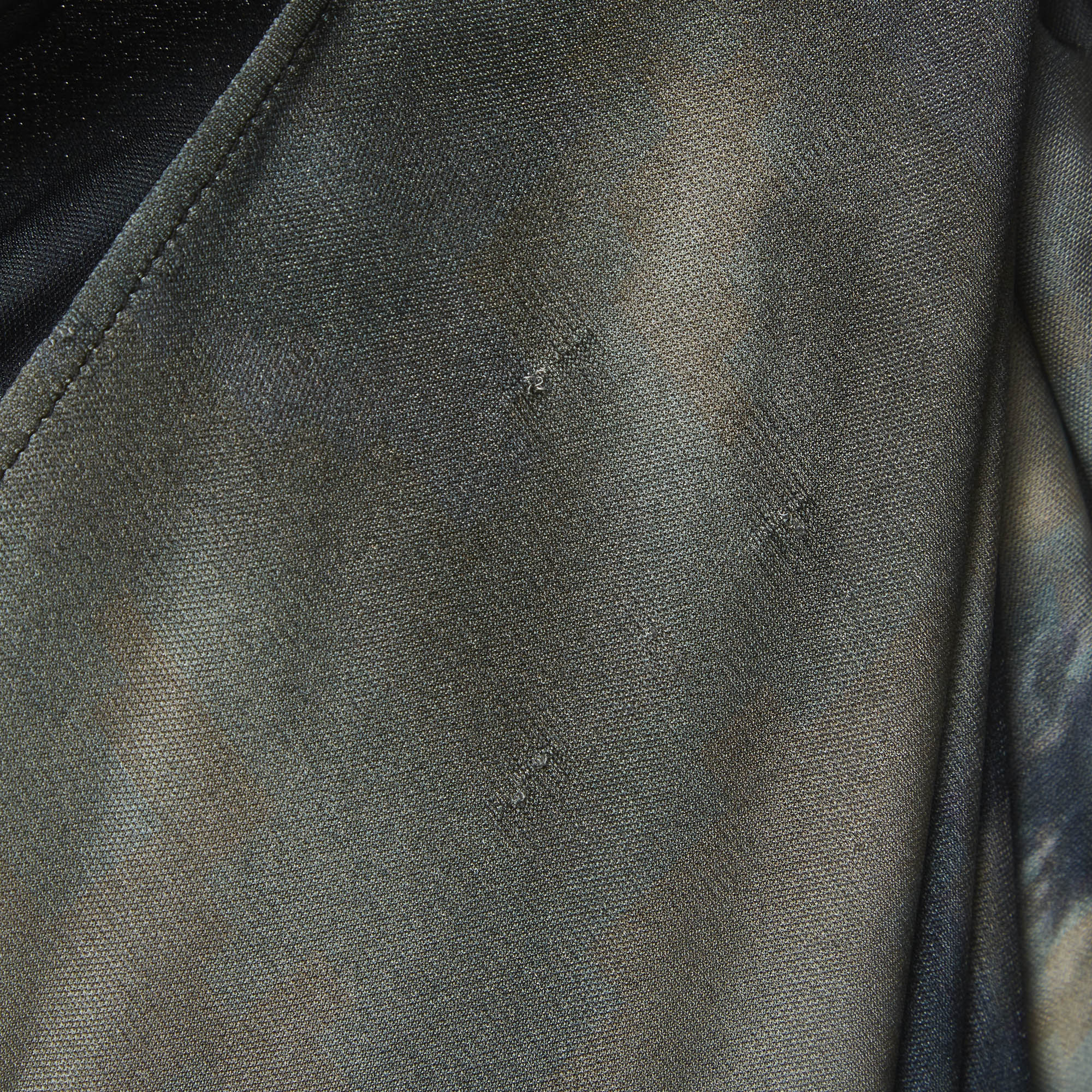 Roberto Cavalli Blue Printed Jersey Short Dress - Image 5