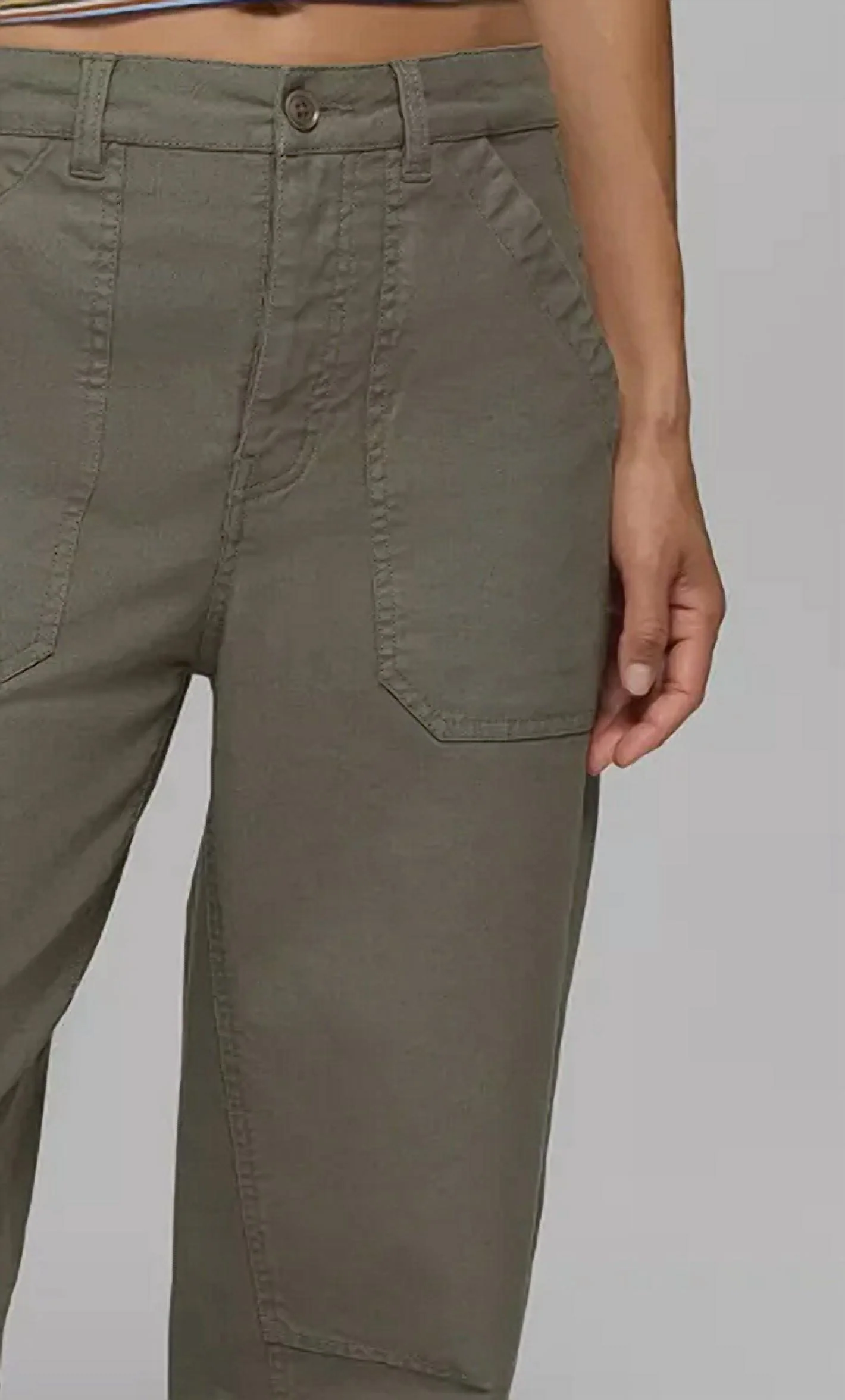 Rock Ridge Melrose Pant In Thyme - Image 2