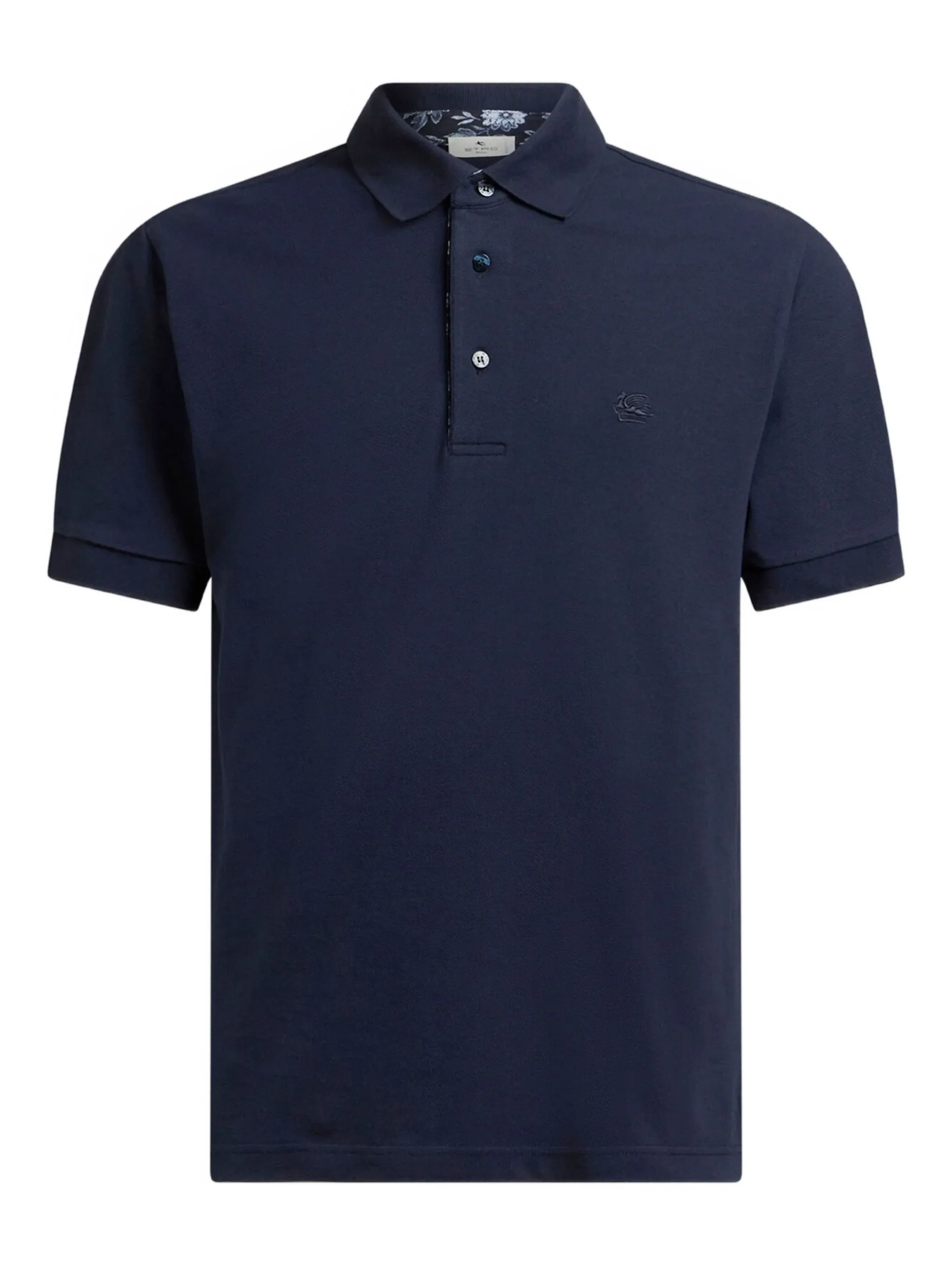 Roma Short-Sleeve Minimalist Logo Polo Shirt