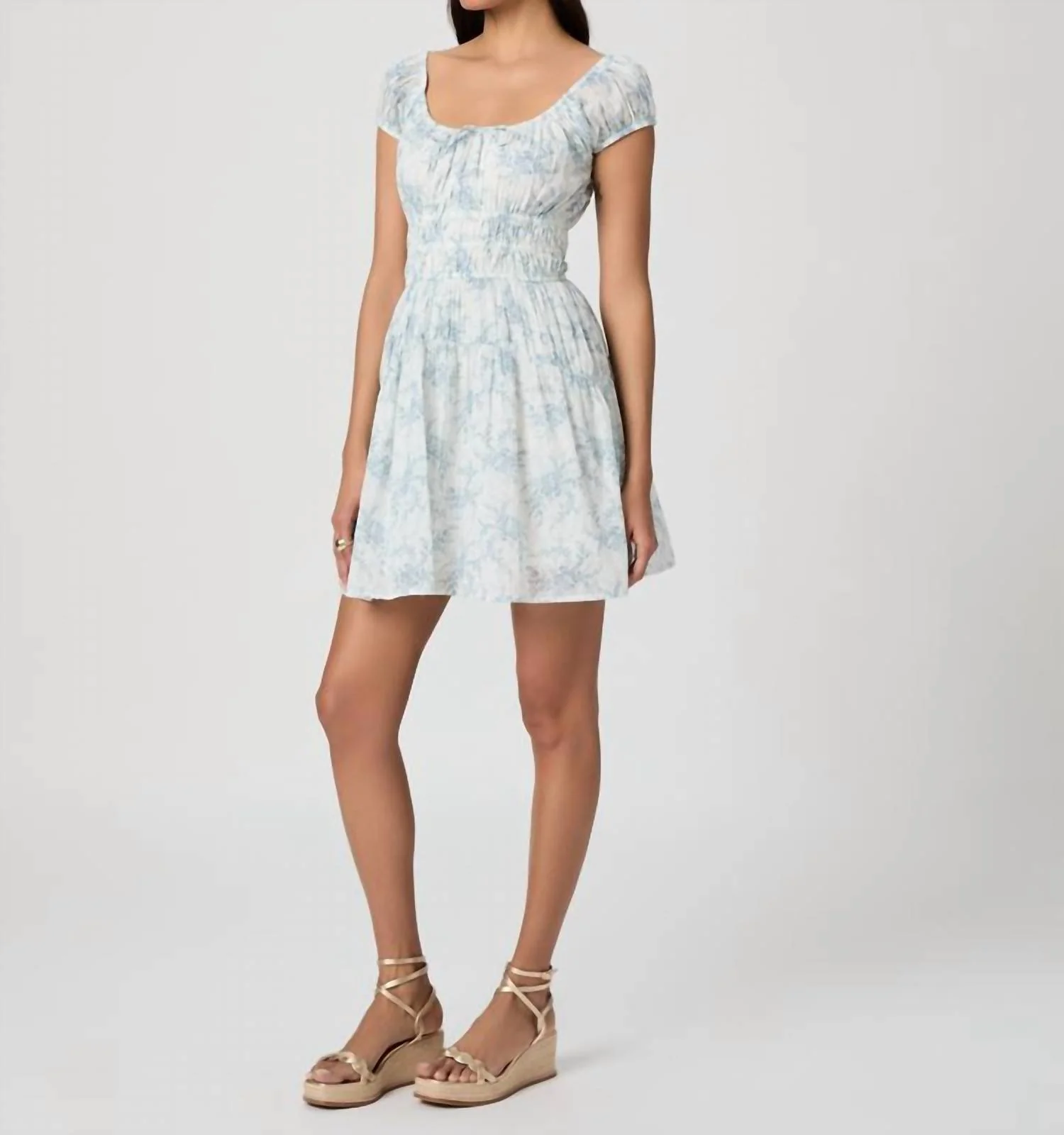 Rosewood Dress In White/surf - Image 2