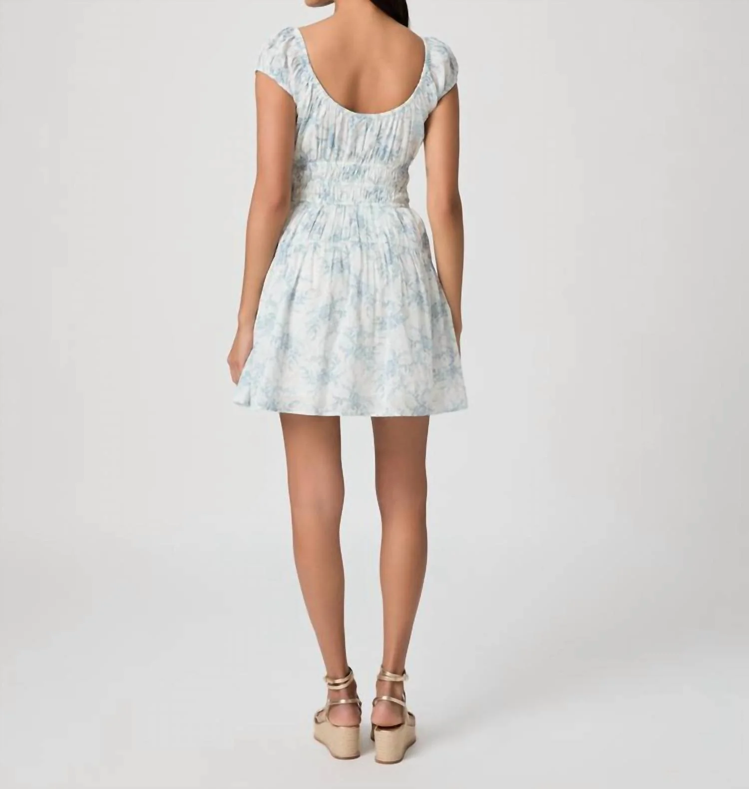Rosewood Dress In White/surf - Image 3