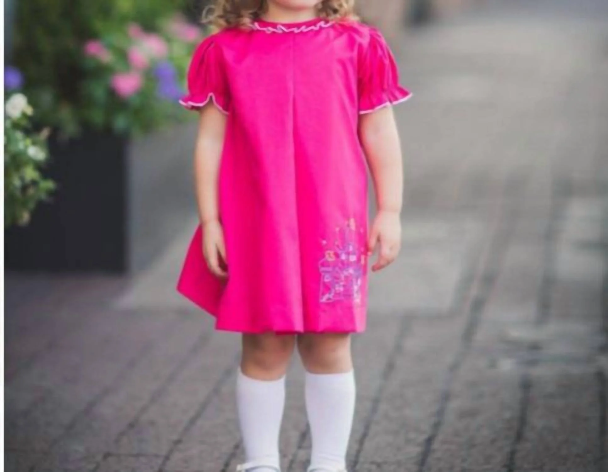 Royal Wishes Dress In Hot Pink - Image 2