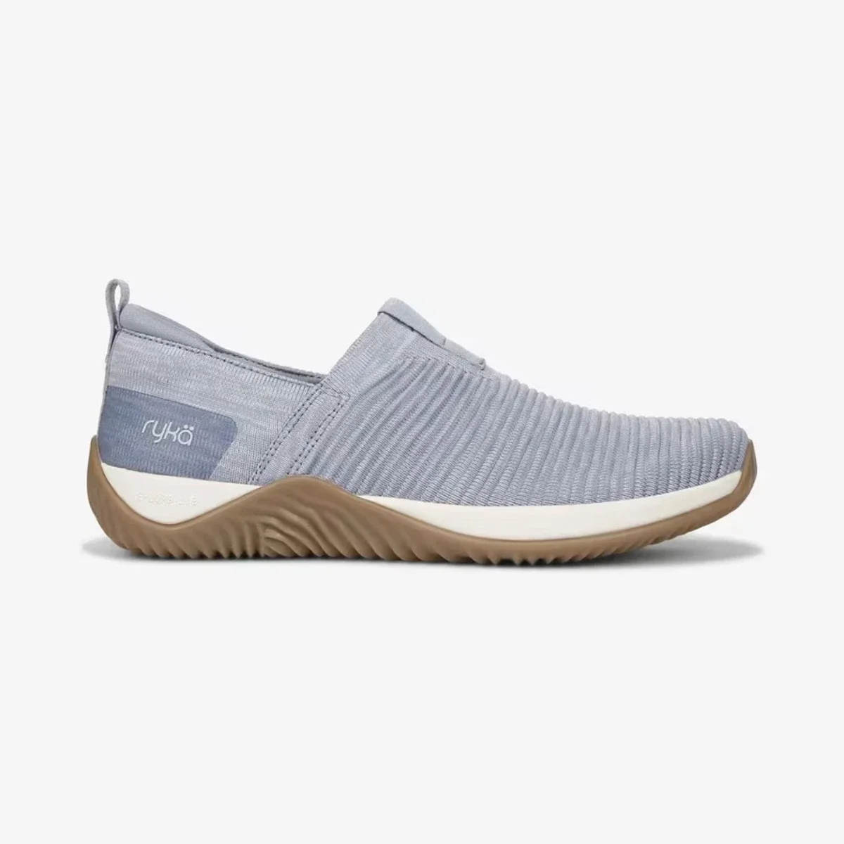 Ryka Echo H4907M1404 Sneaker Womens Blue Knit Slip On Comfort Shoes HTAT1183 - Image 2
