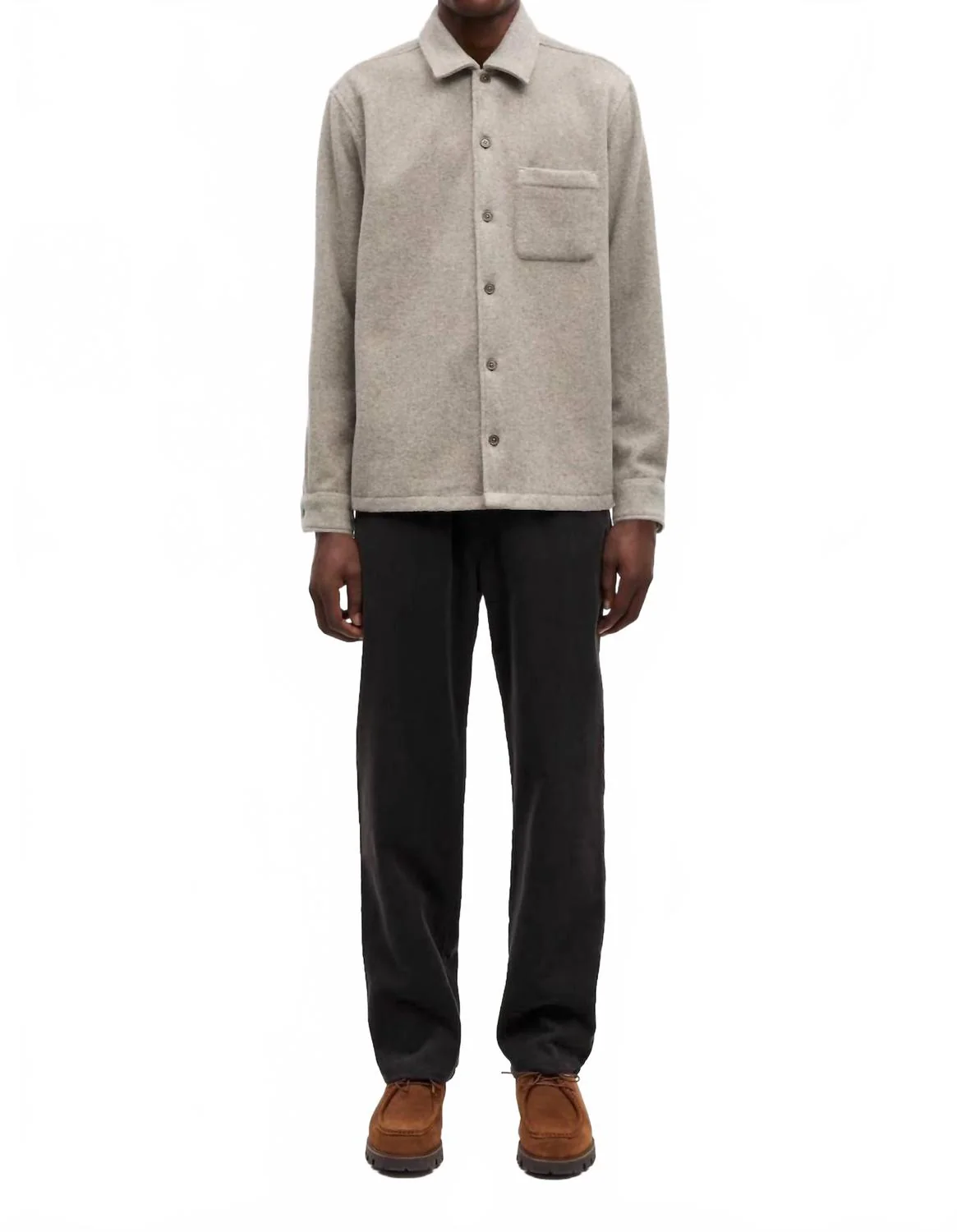Sadamon Jj Overshirt In Elephant Skin - Image 4