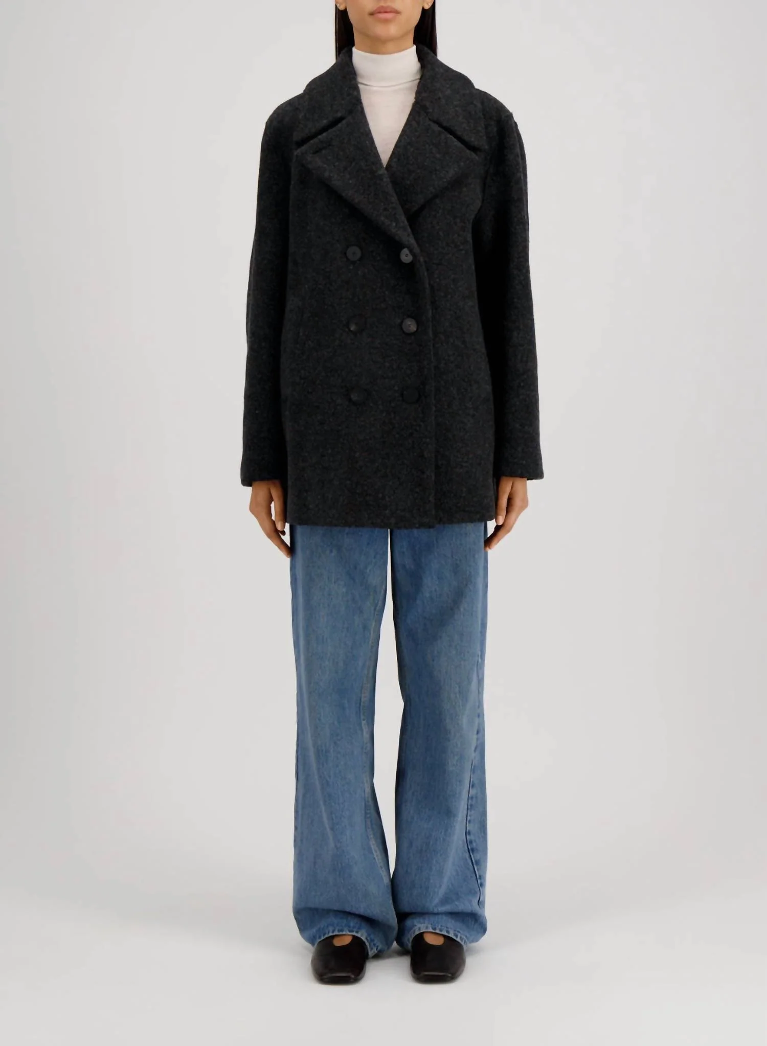 Sailor Double Breasted Jacket In Anthracite
