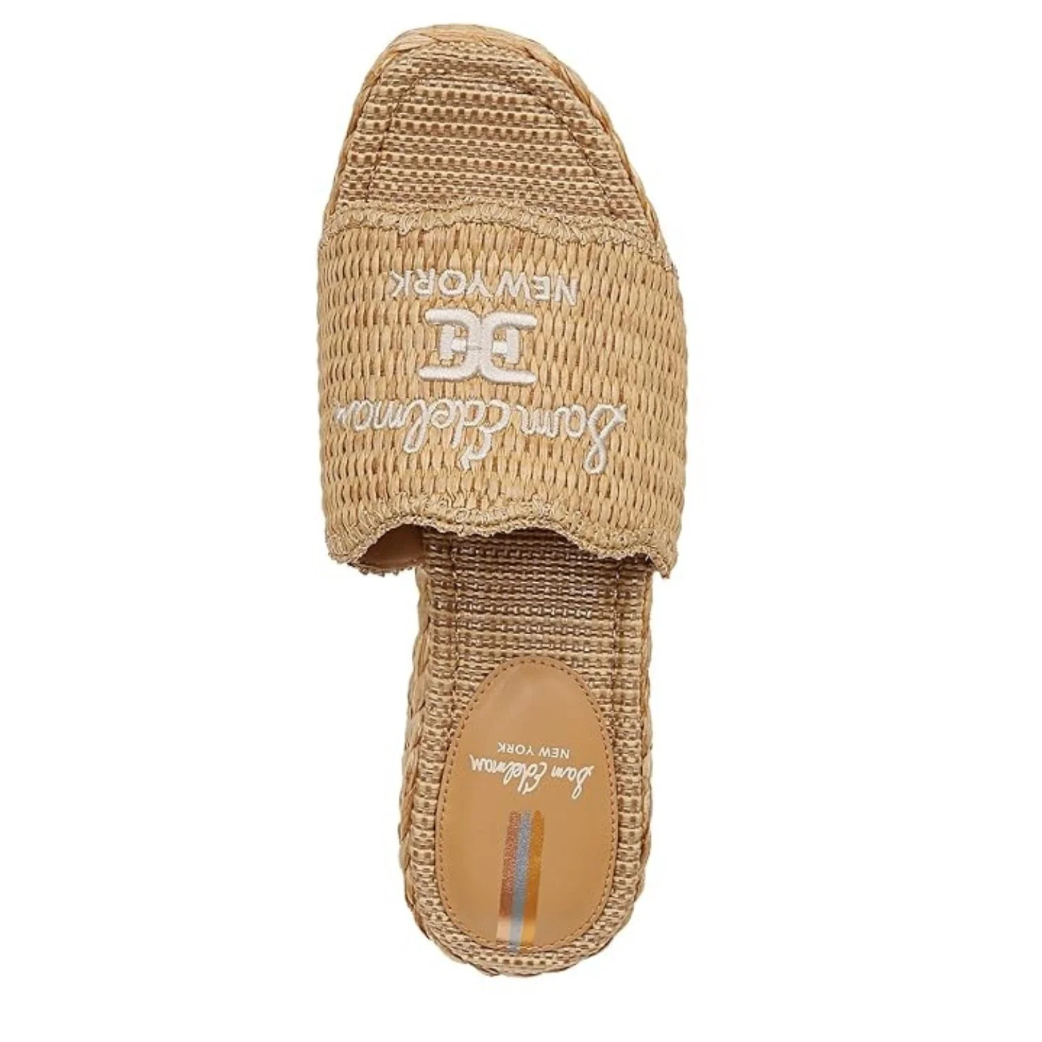 Sam Edelman Camila J0291M1250 Sandal Women Beige Wedge Heel Slip-On HTAT1014 - Image 2
