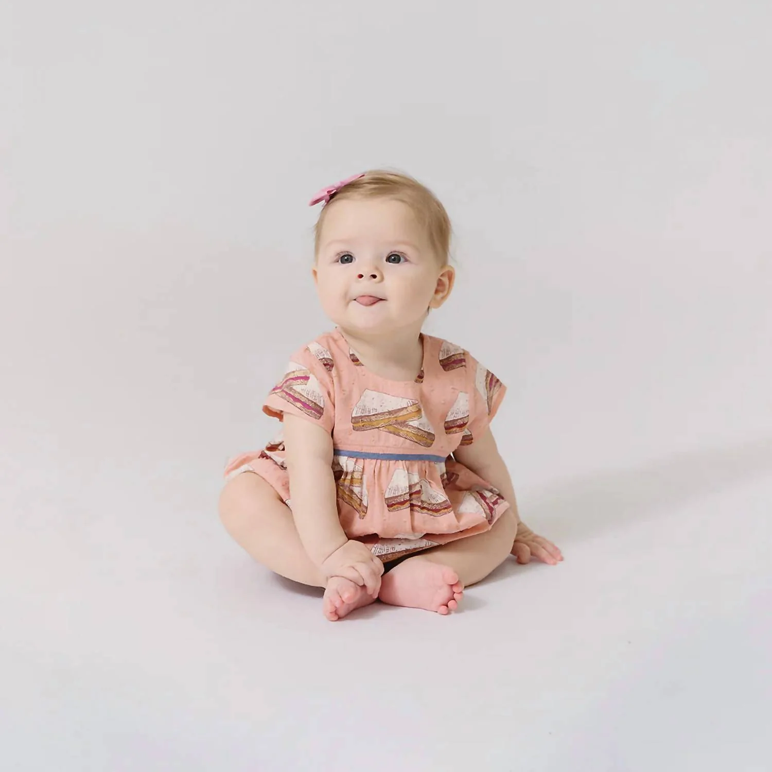 Sana Bubble Romper In Peanut Butter And Jelly