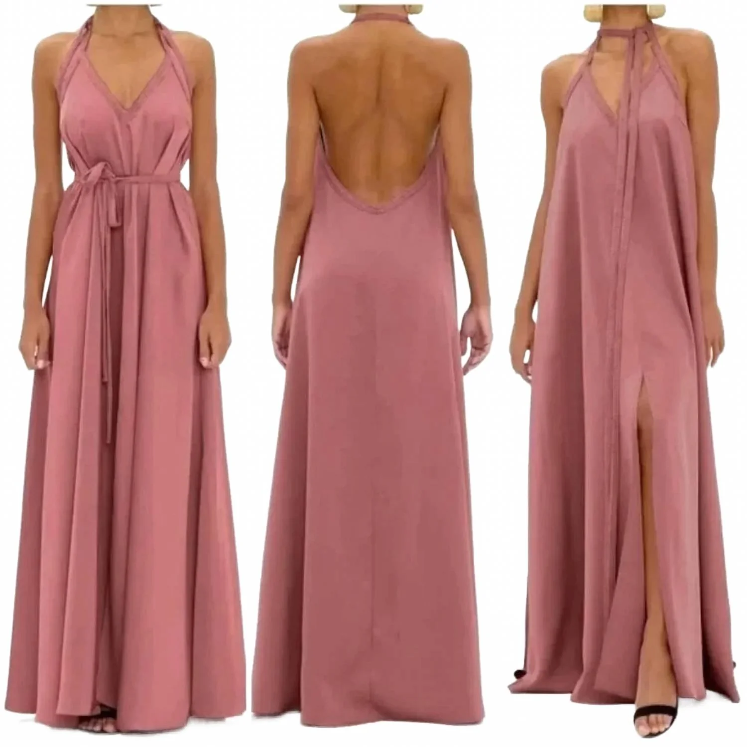 Sana Dress In Rose - Image 2