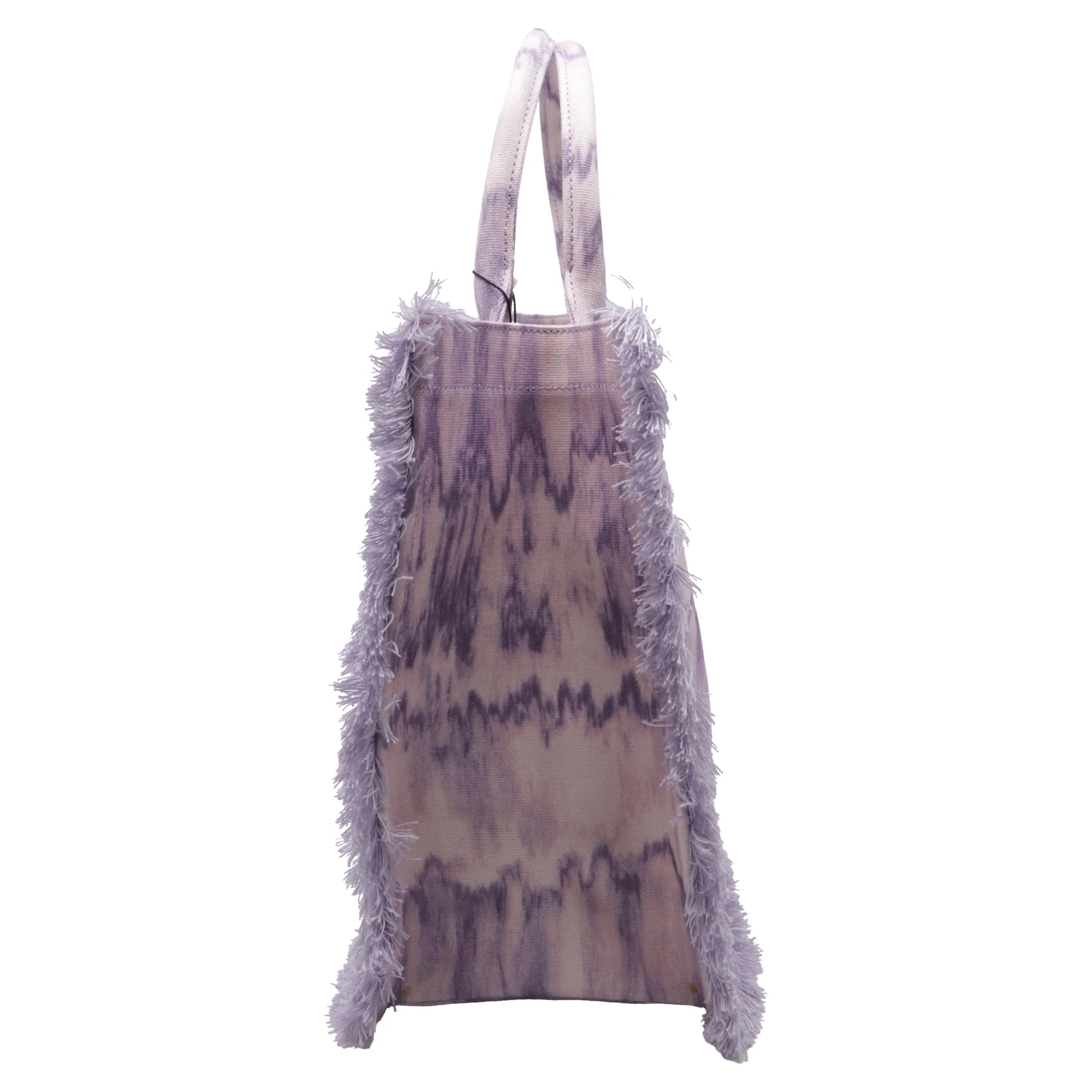 Sandro Kasbah Tie-Dye Tote Bag in Purple Cotton - Image 3