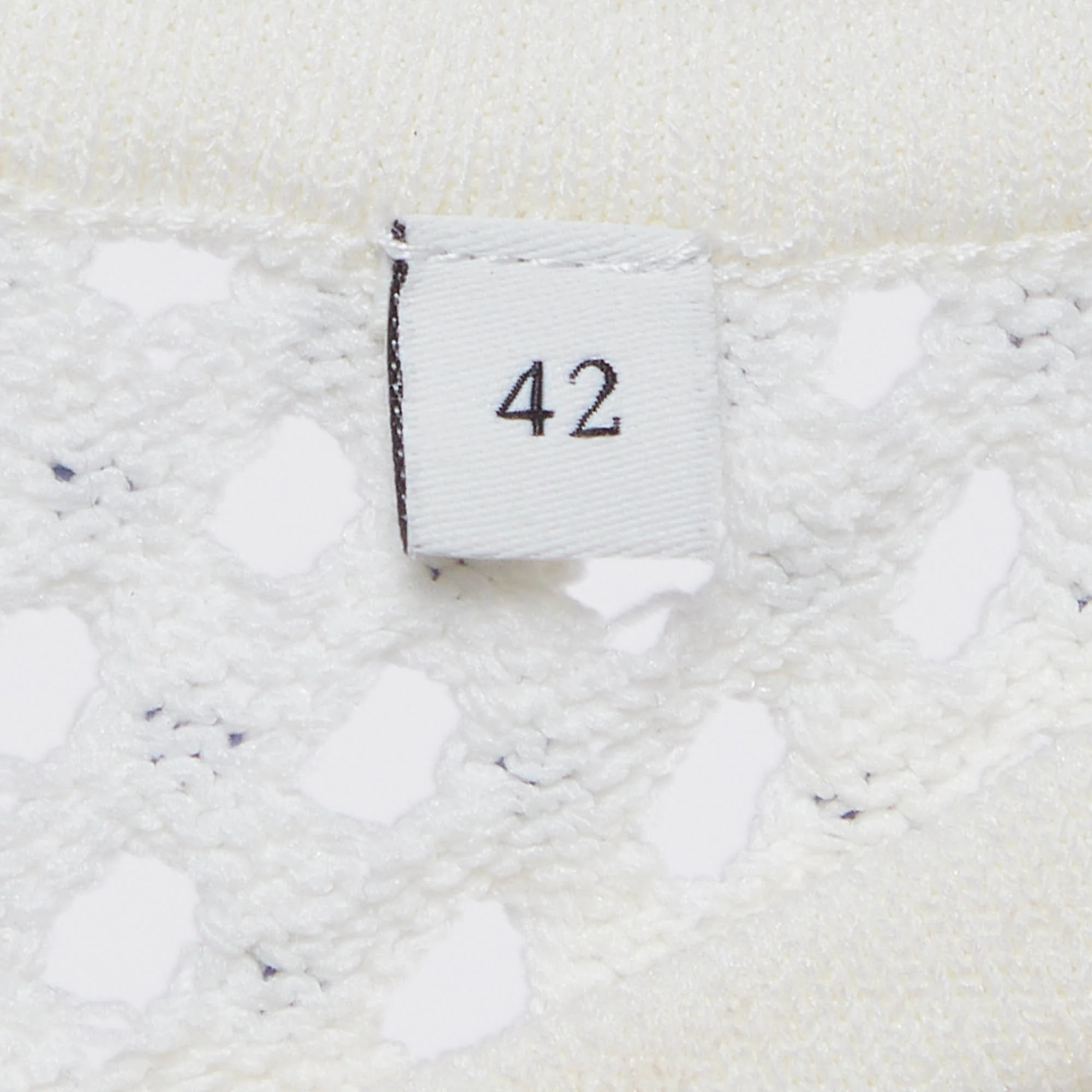 Sandro Off White Knit Embellished Maxi Dress - Image 6