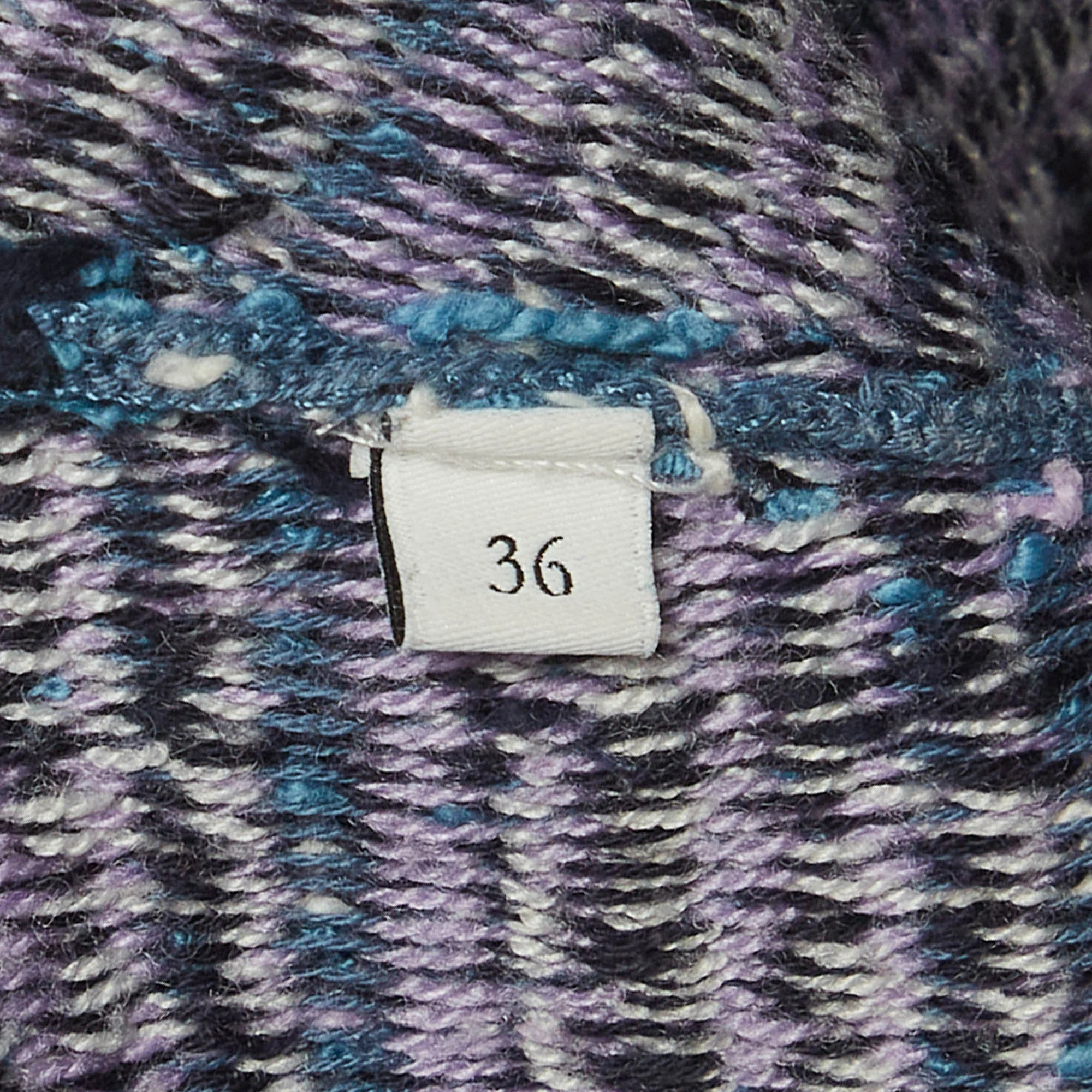 Sandro Purple Tweed Double Breasted Mini Dress - Image 6
