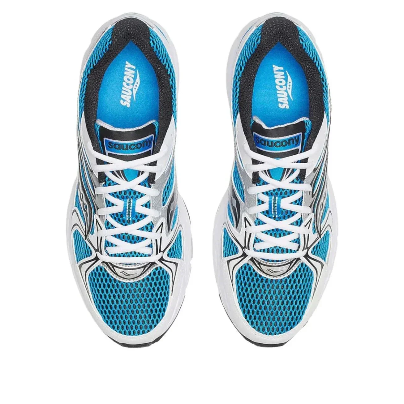 Saucony Ride Millennium S70812-27 Sneakers Mens White Blue Running Shoes DWA3508 - Image 3