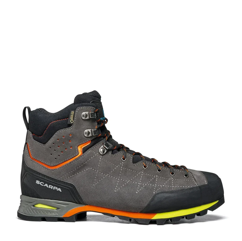 Scarpa Zodiac PlGTX 711102001 Men's Gray Leather Hiking Boots HTAT1268 - Image 2