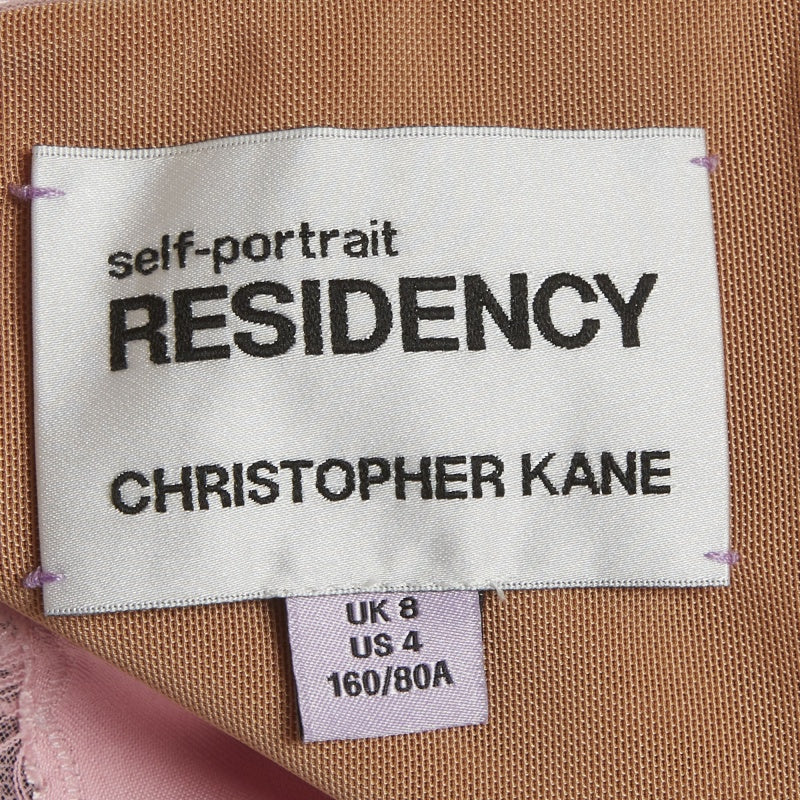 Self-Portrait X Christopher Kane Pink Lace Mini Dress - Image 5