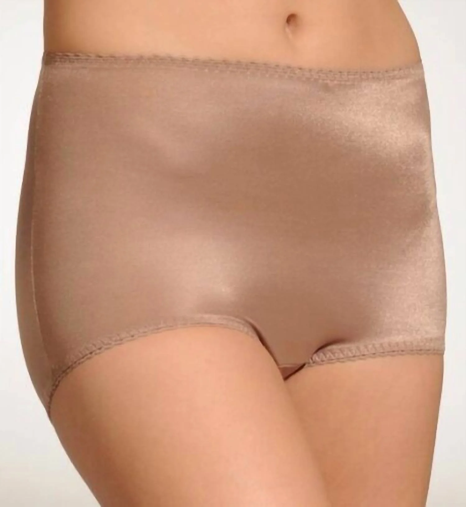 Shapewear Panty Girdle Light Control Brief In Mocha