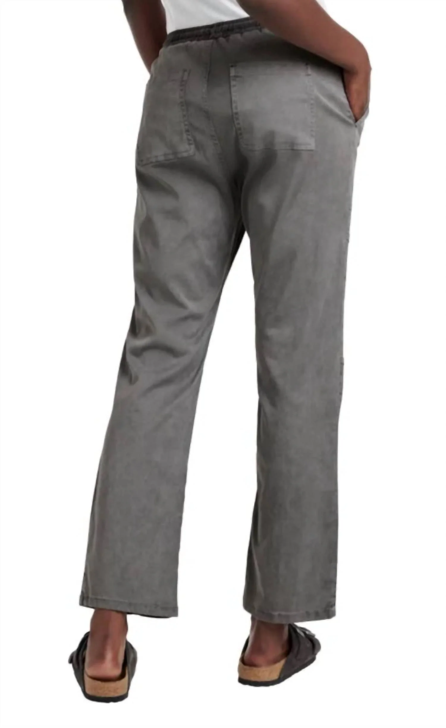 Shay Pants In Stone - Image 2