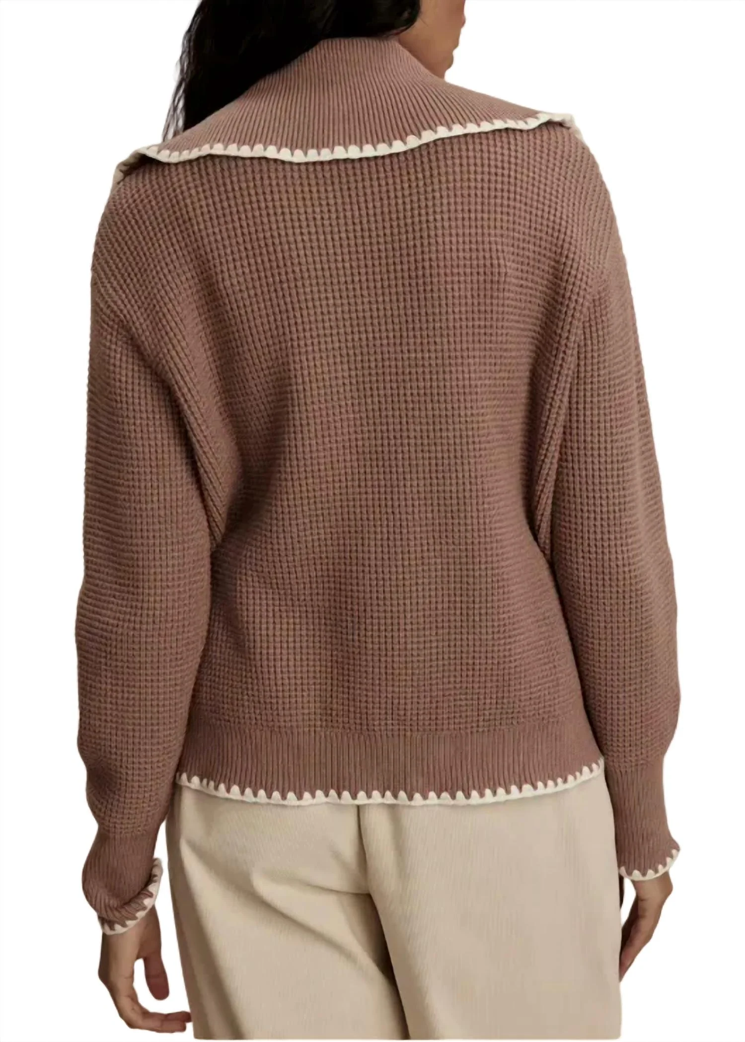 Sibley Soft Knit Jacket In Ginger Snap - Image 2
