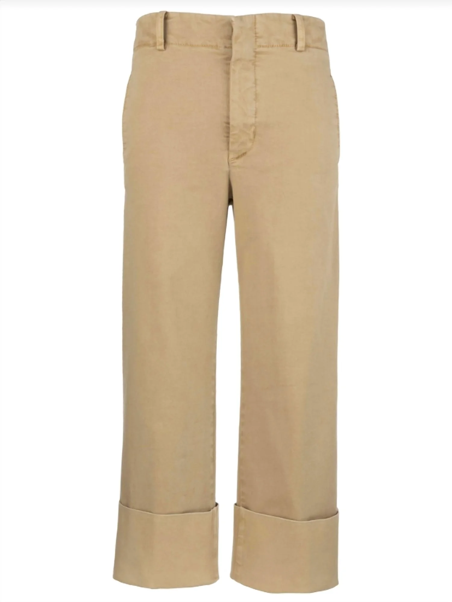 Sienna High Rise Straight Leg Pants In Khaki - Image 5