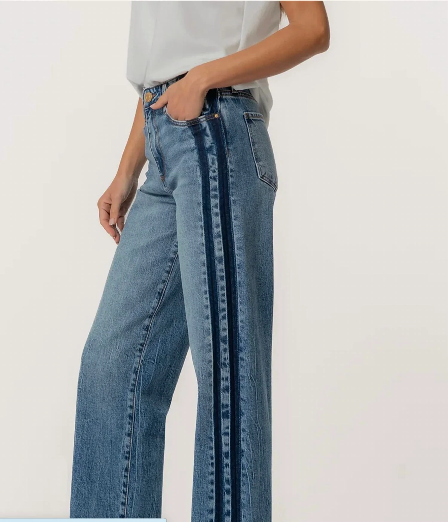 Sienna Straight Leg Jeans In Brilliantly - Image 3