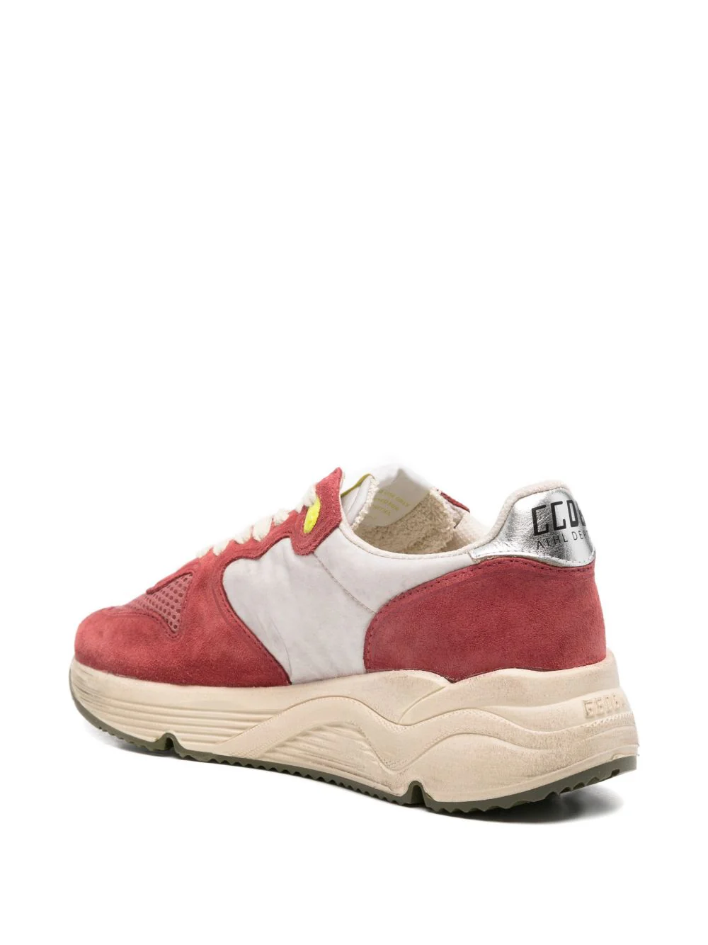 Silk and Nylon Perforated Leather Sneakers - Image 3