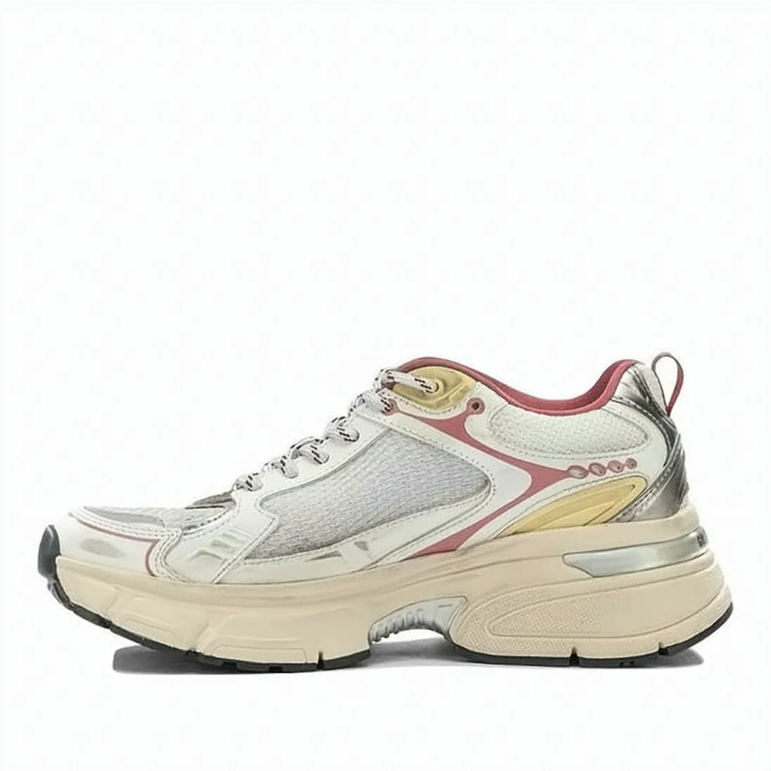 Silk and Nylon Textured Sole Sneakers - Image 3