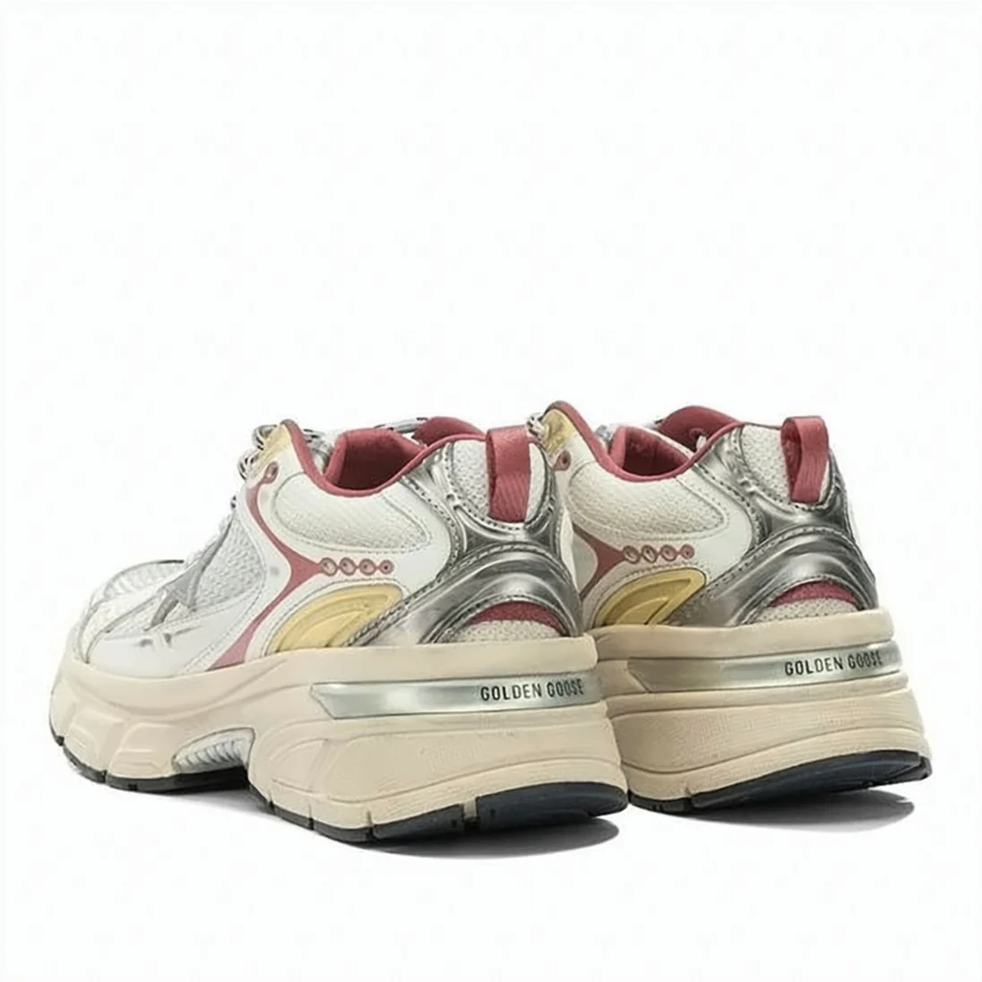 Silk and Nylon Textured Sole Sneakers - Image 4