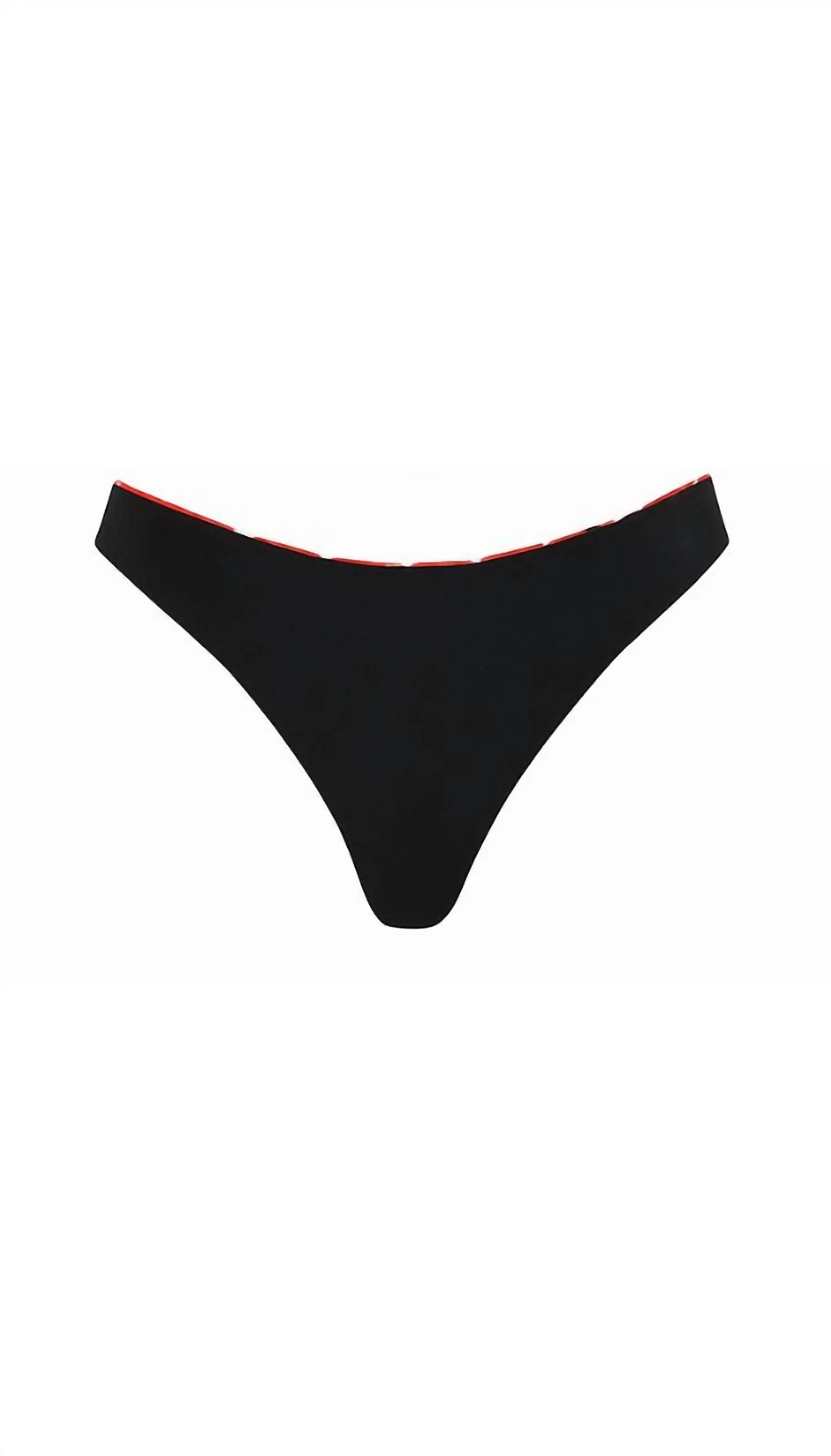 Siobhann Reversible Bikini Bottoms In Black Multi - Image 3