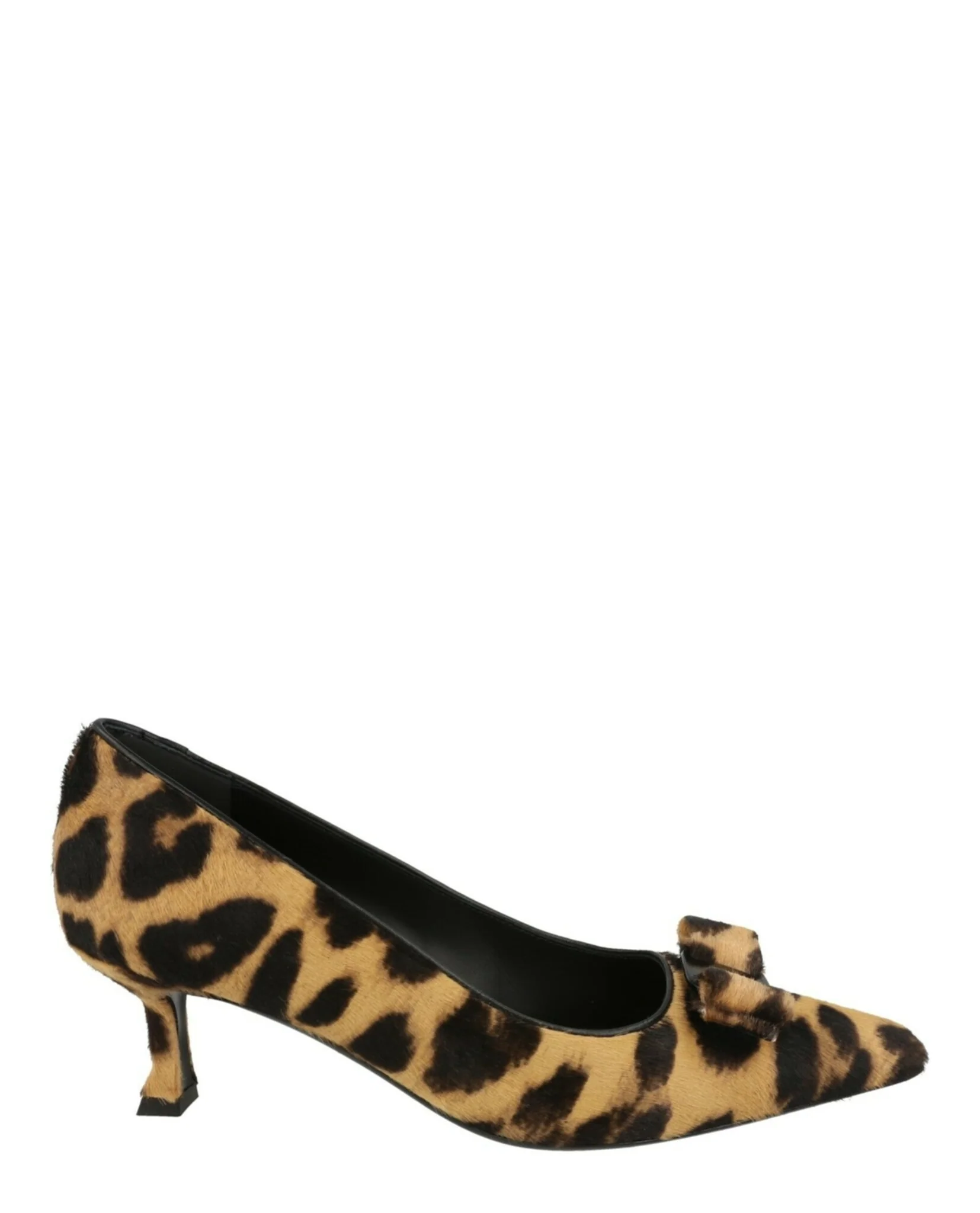 Siwar Leopard Print Kitten Heels