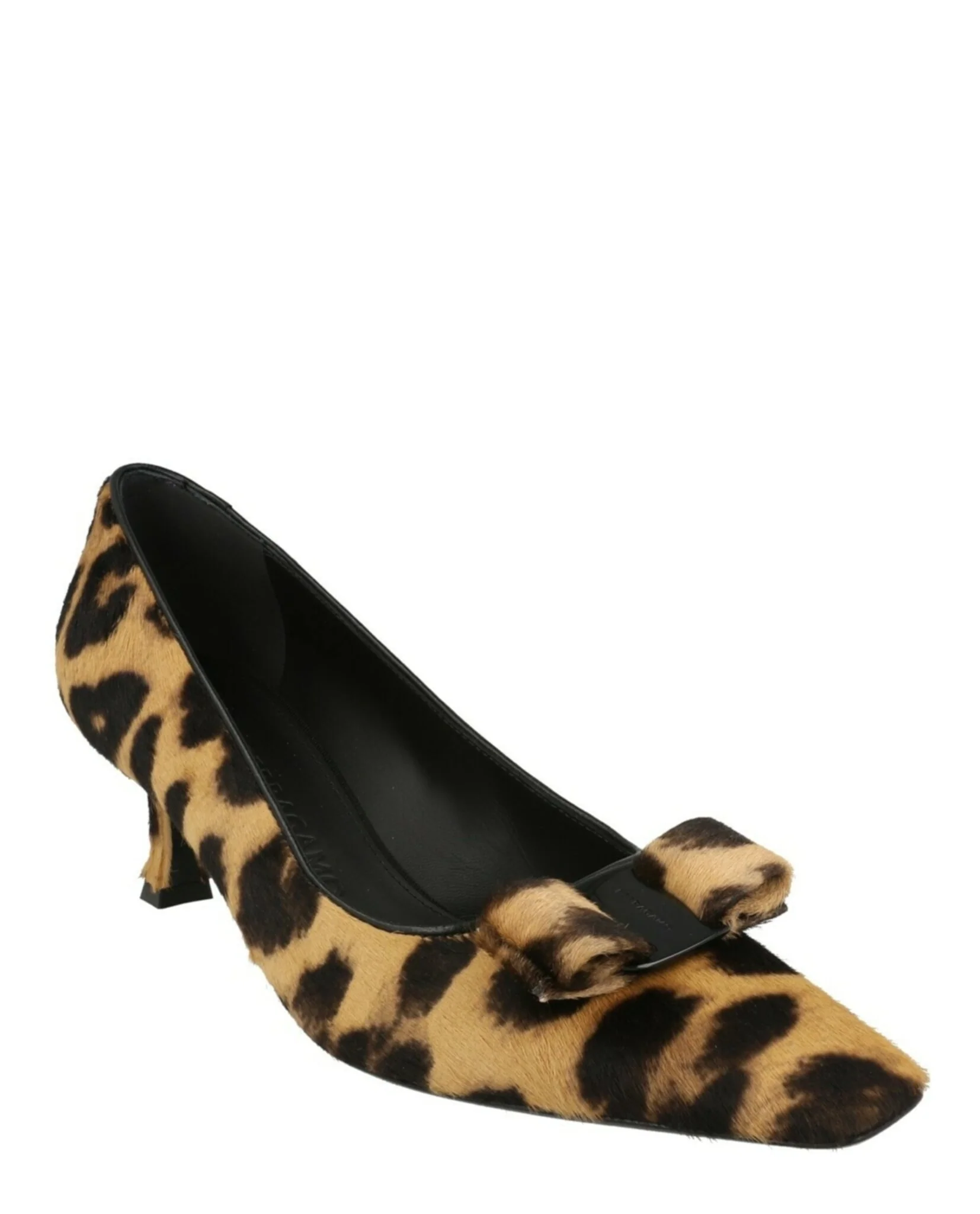 Siwar Leopard Print Kitten Heels - Image 2