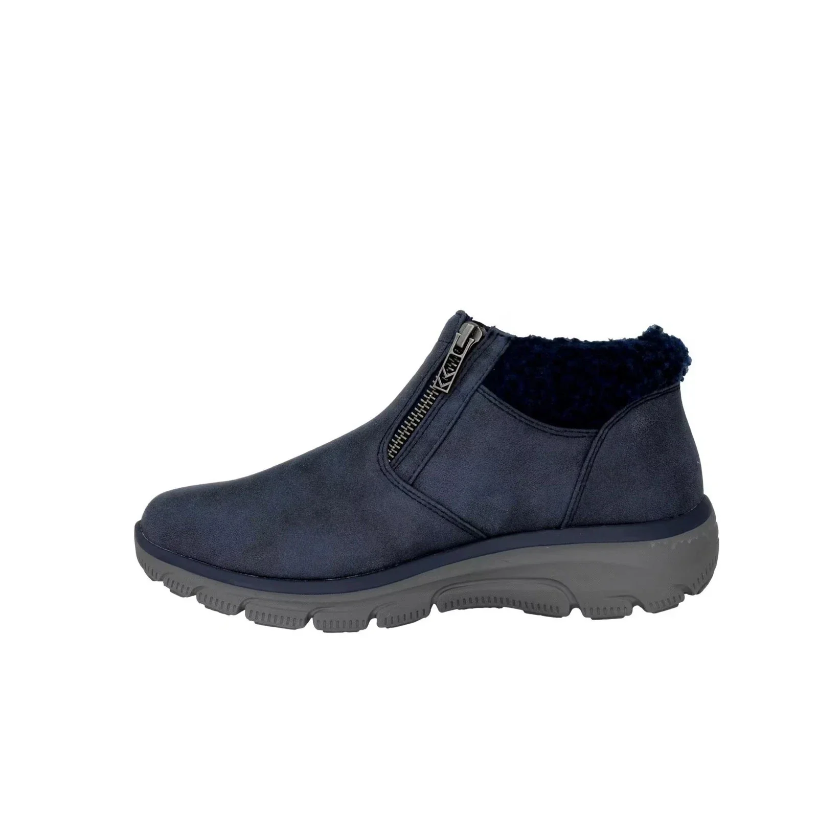Skechers Easy Going Social Mode 167868-NVY Women's Navy Snow Boots HAWK1791 - Image 3