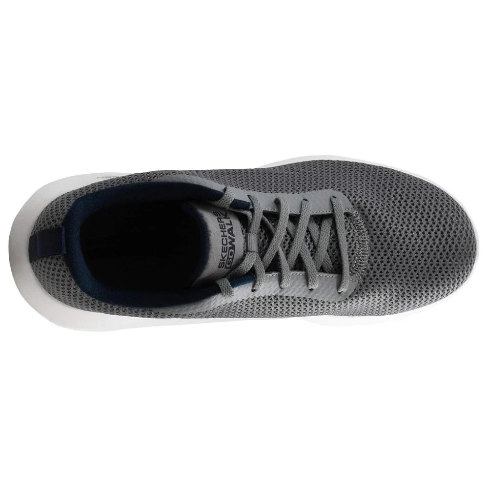 Skechers Gowalk Max - Effort Sneakers Men's X-Wide Gray Athletic Shoes ZAP2379 - Image 3
