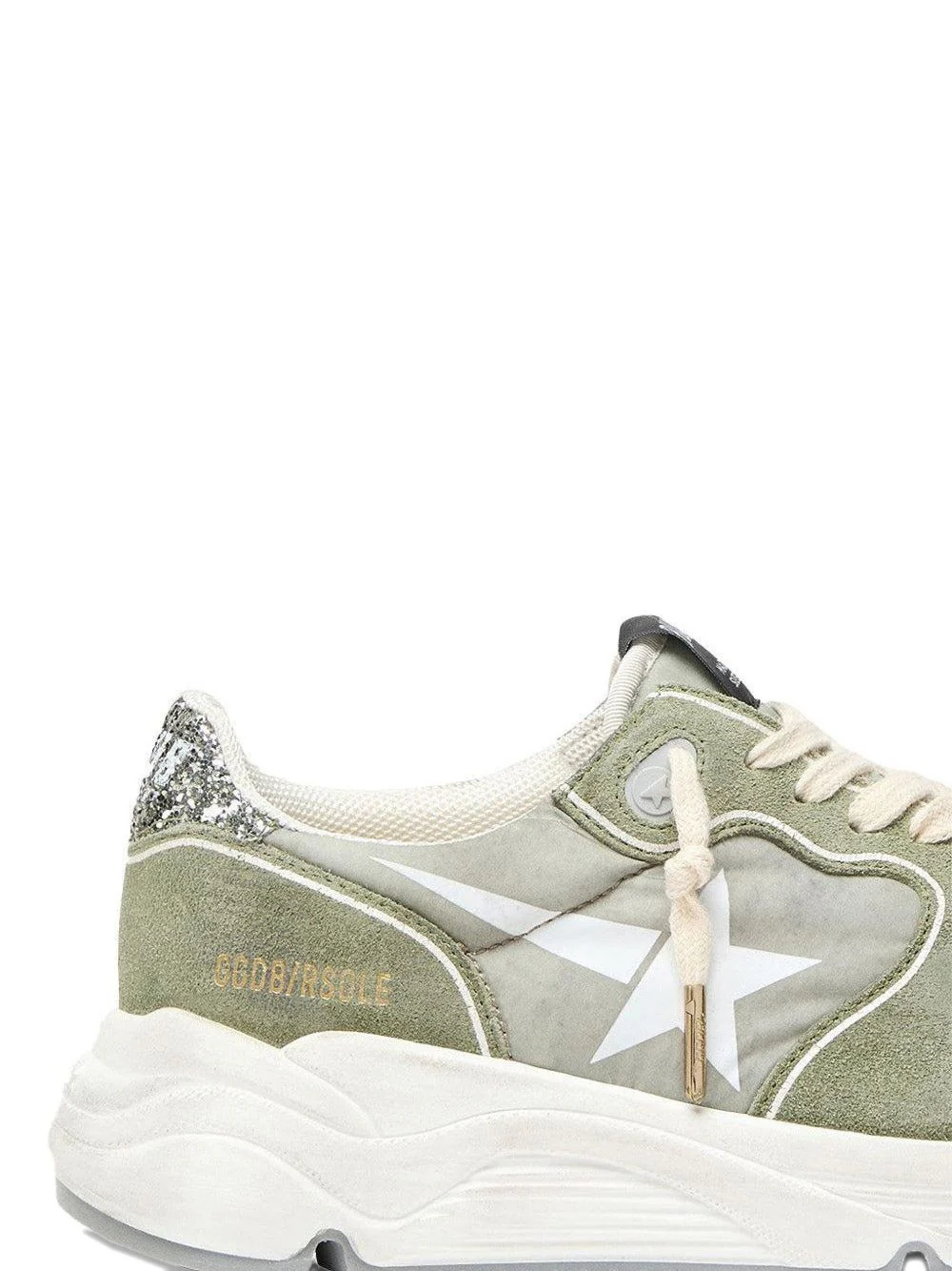 Sleek Silhouette Sneakers with Glittery Accents - Image 3