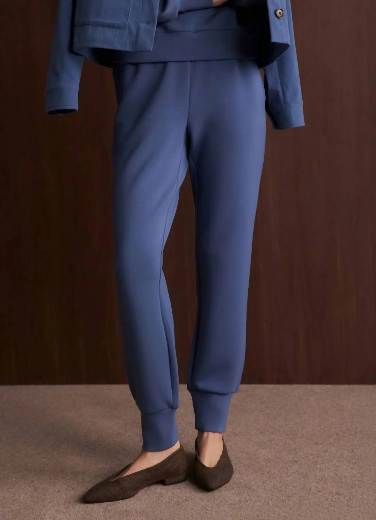 Slim Cuff Pant In Bijou Blue