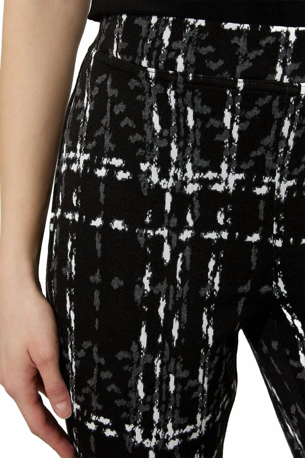 Slim Fit Pant In Black/vanilla/grey - Image 4