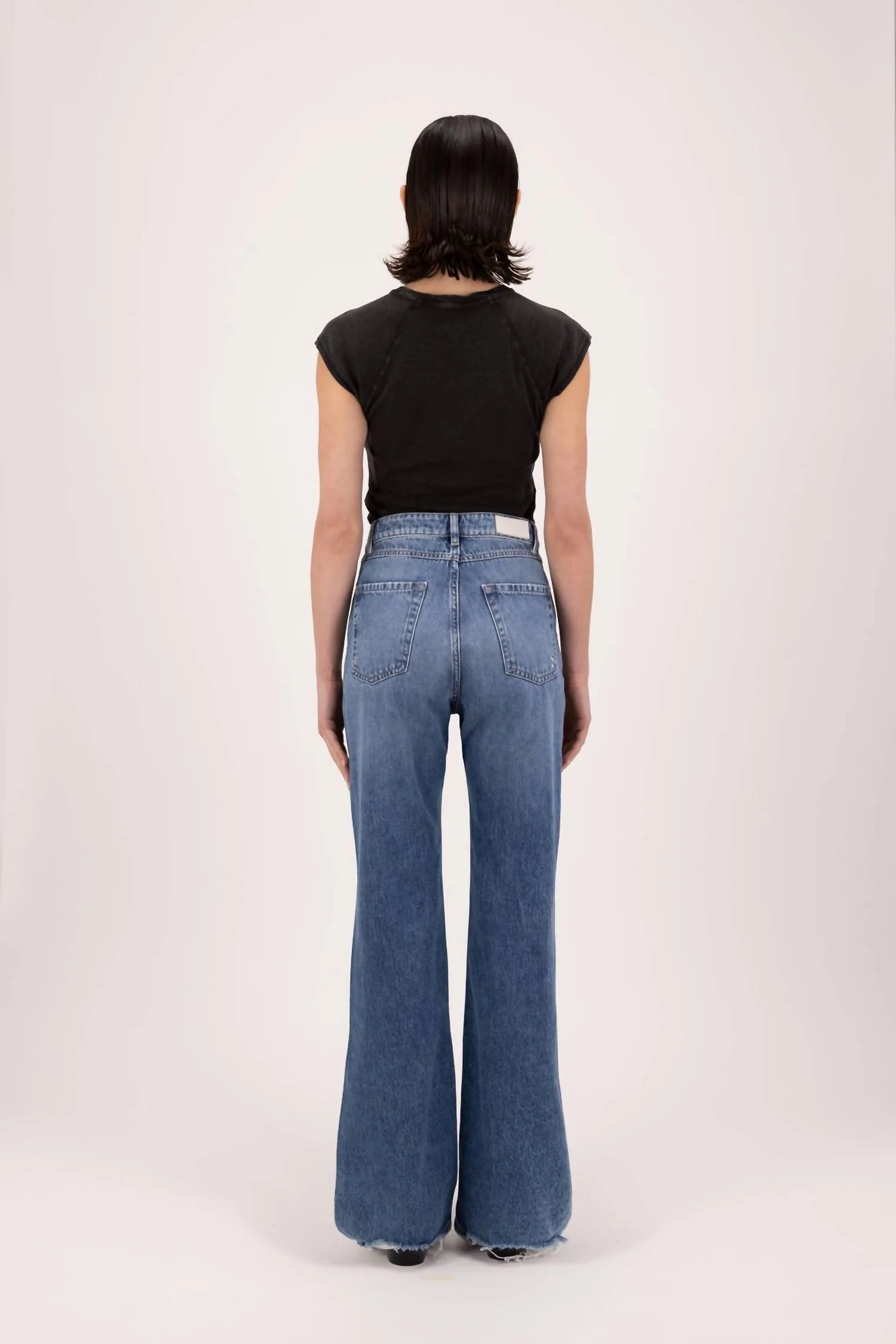 Slim Flared Jeans In Eclipse - Image 2