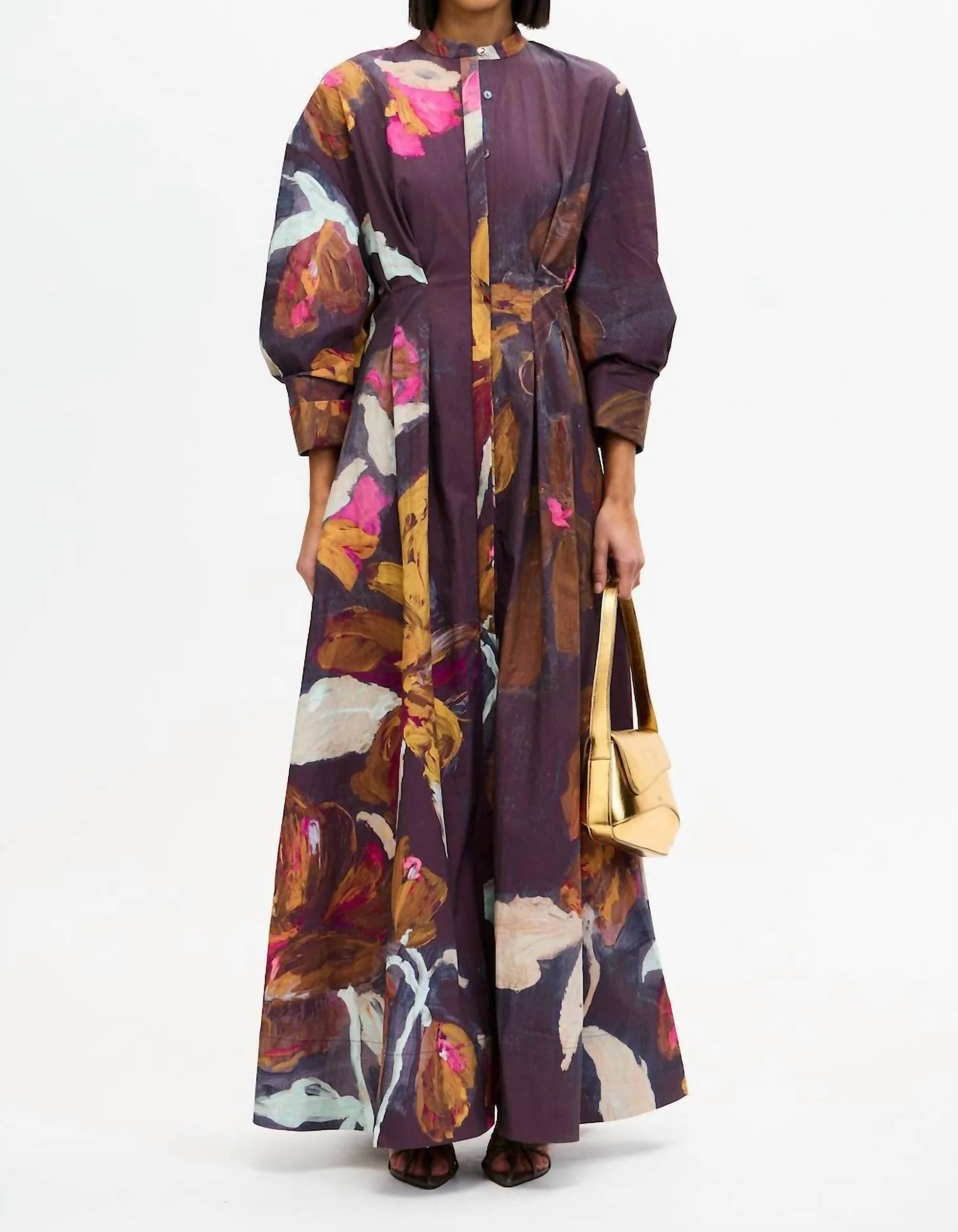 Smitherton Maxi Dress In Cocoa Canvas