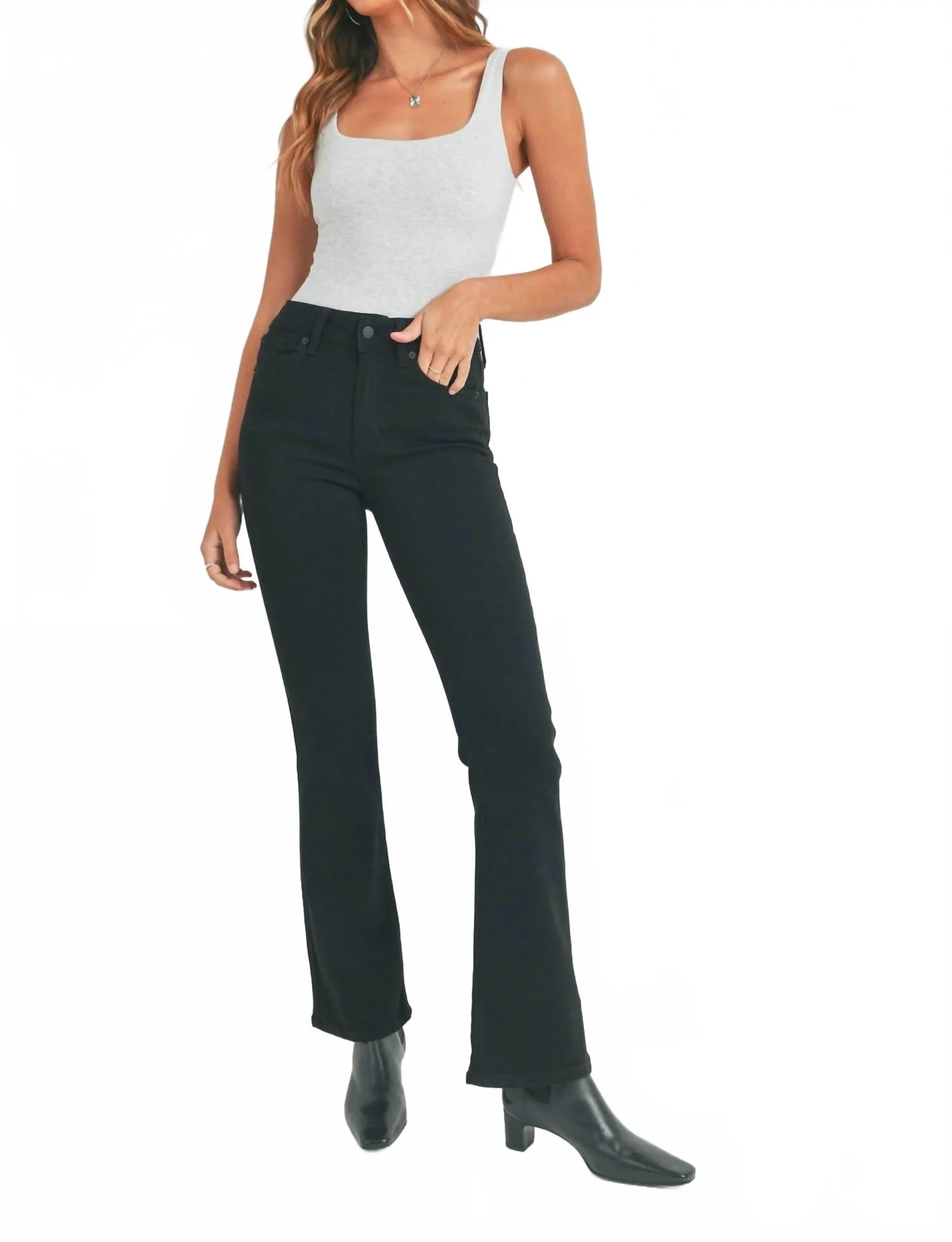 Smoky Hollow Flare Jean In Black