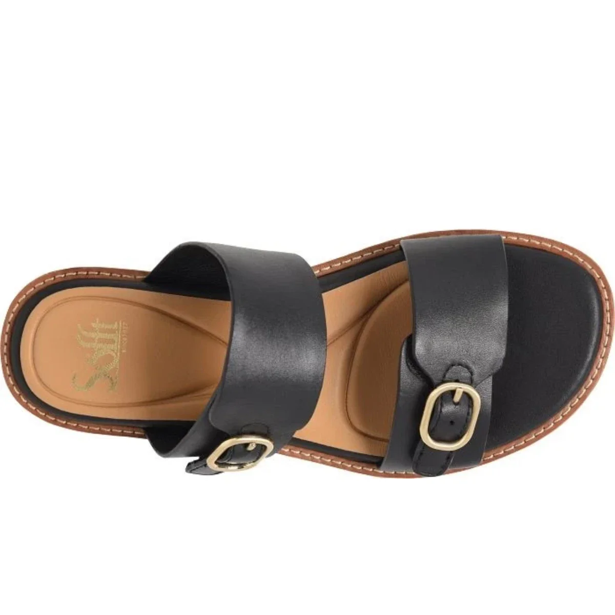 Sofft Noella SF0099001 Flat Sandals Women's Black Slip On Slide HTAT1222 - Image 6