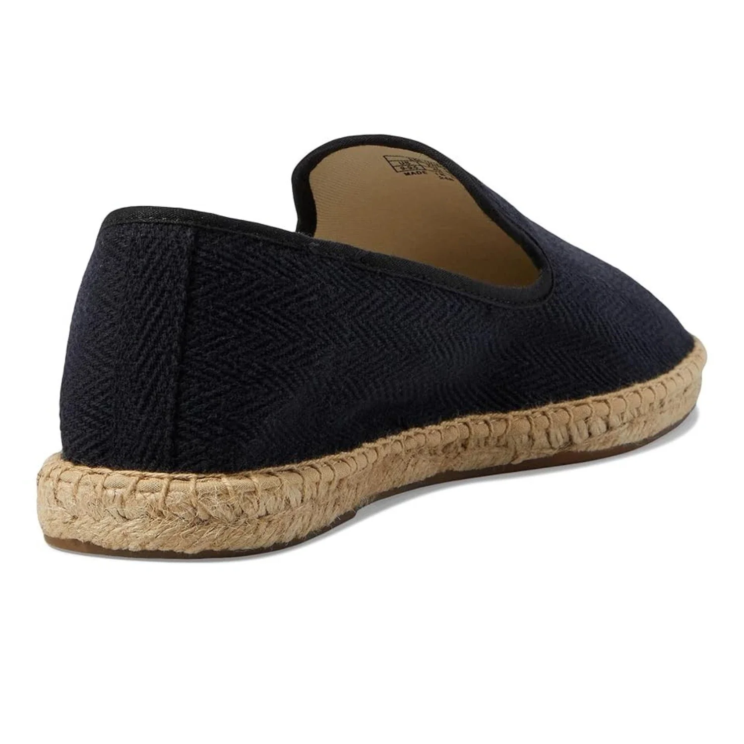 Soludos Smoking W01SS036BB Slippesr Women's Black Slip On Espadrille HTAT815 - Image 3